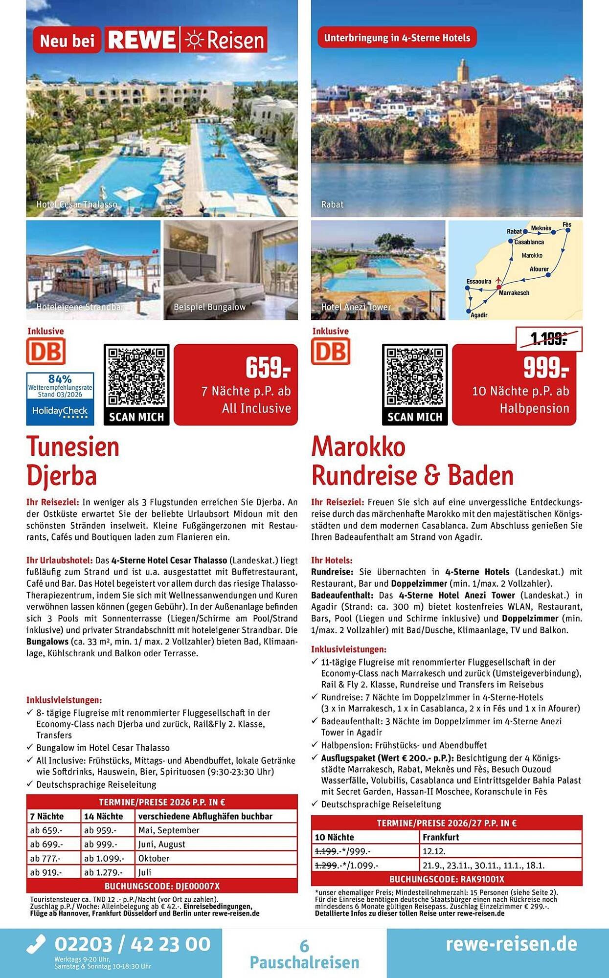 REWE Reisen Prospekt