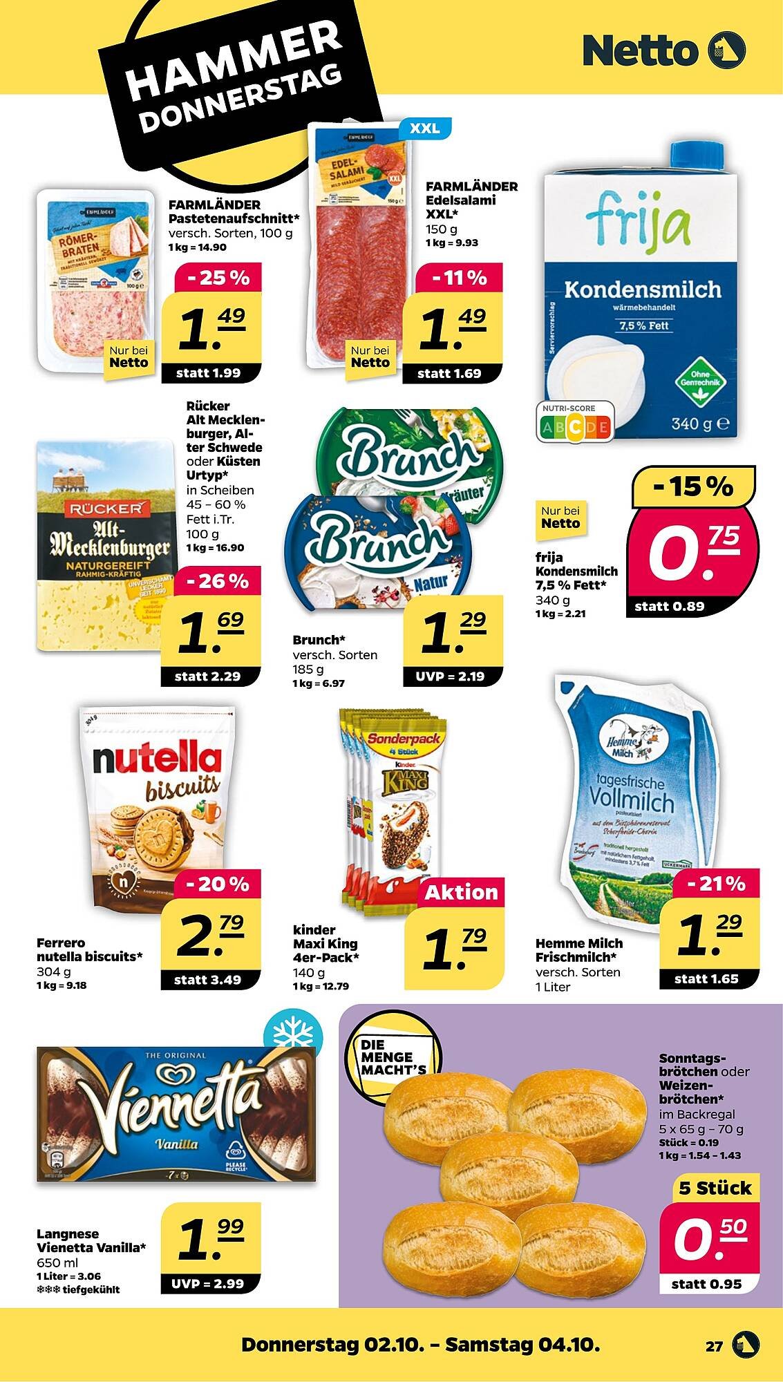 NETTO Prospekt (2025-09-29 - 2025-10-04) | 27