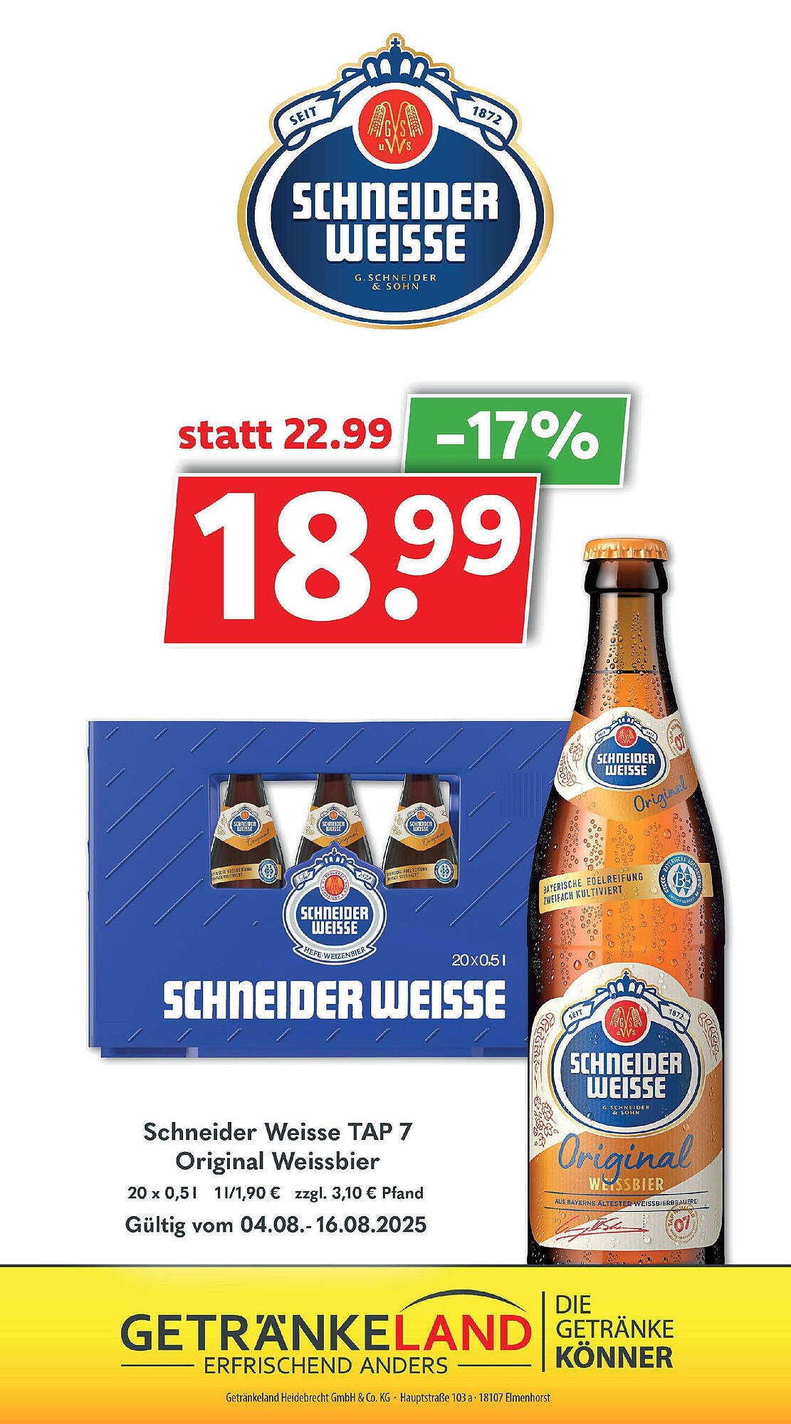 Getränkeland Prospekt (2025-08-03 - 2025-08-16) | 13