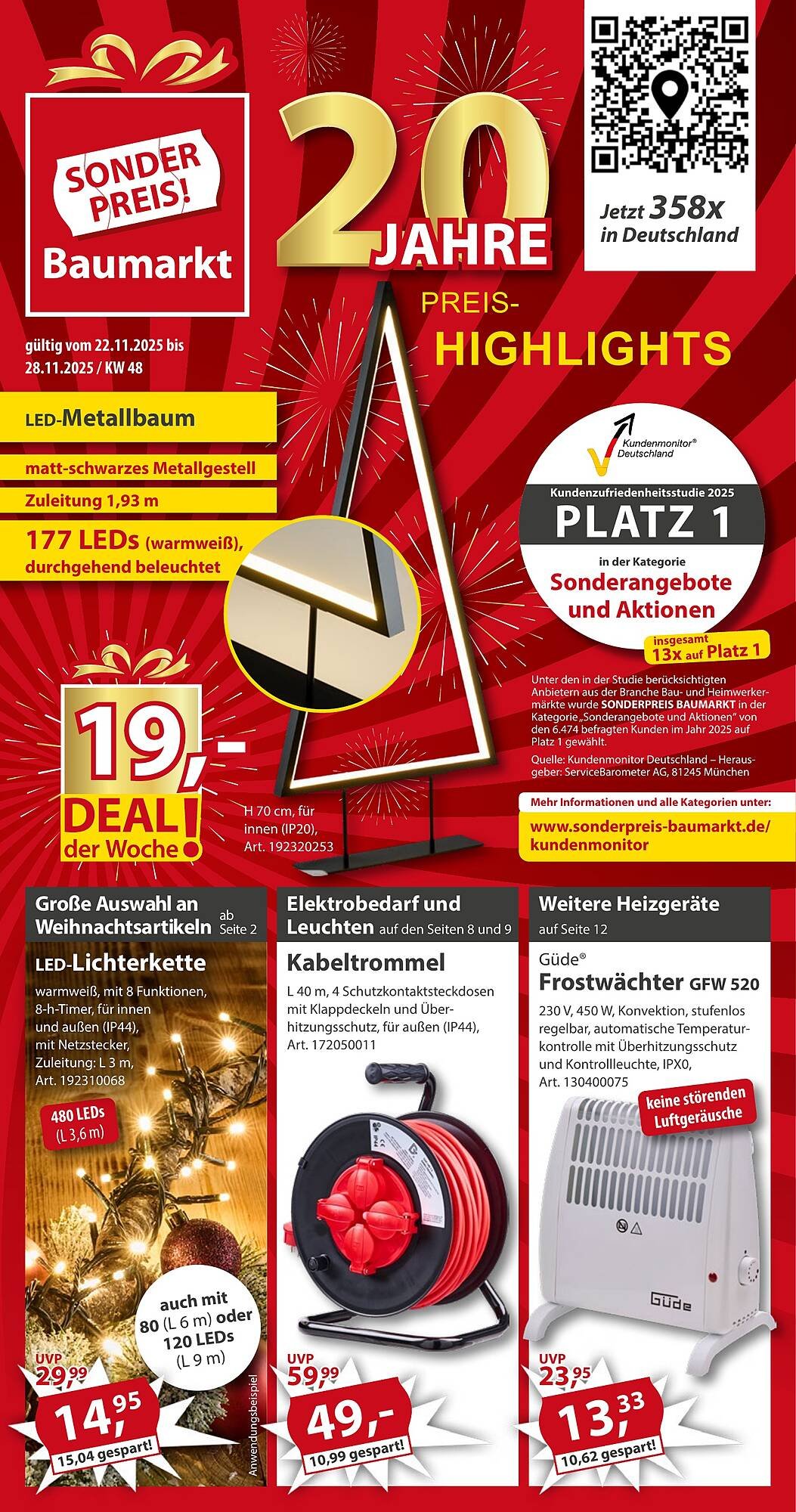 Sonderpreis Baumarkt Prospekt (2025-11-22 - 2025-11-28)