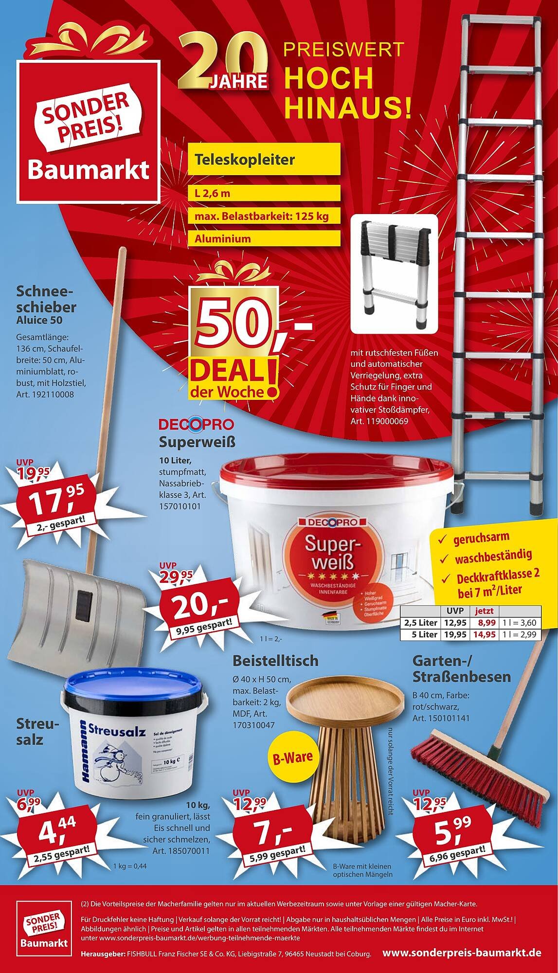 Sonderpreis Baumarkt Prospekt