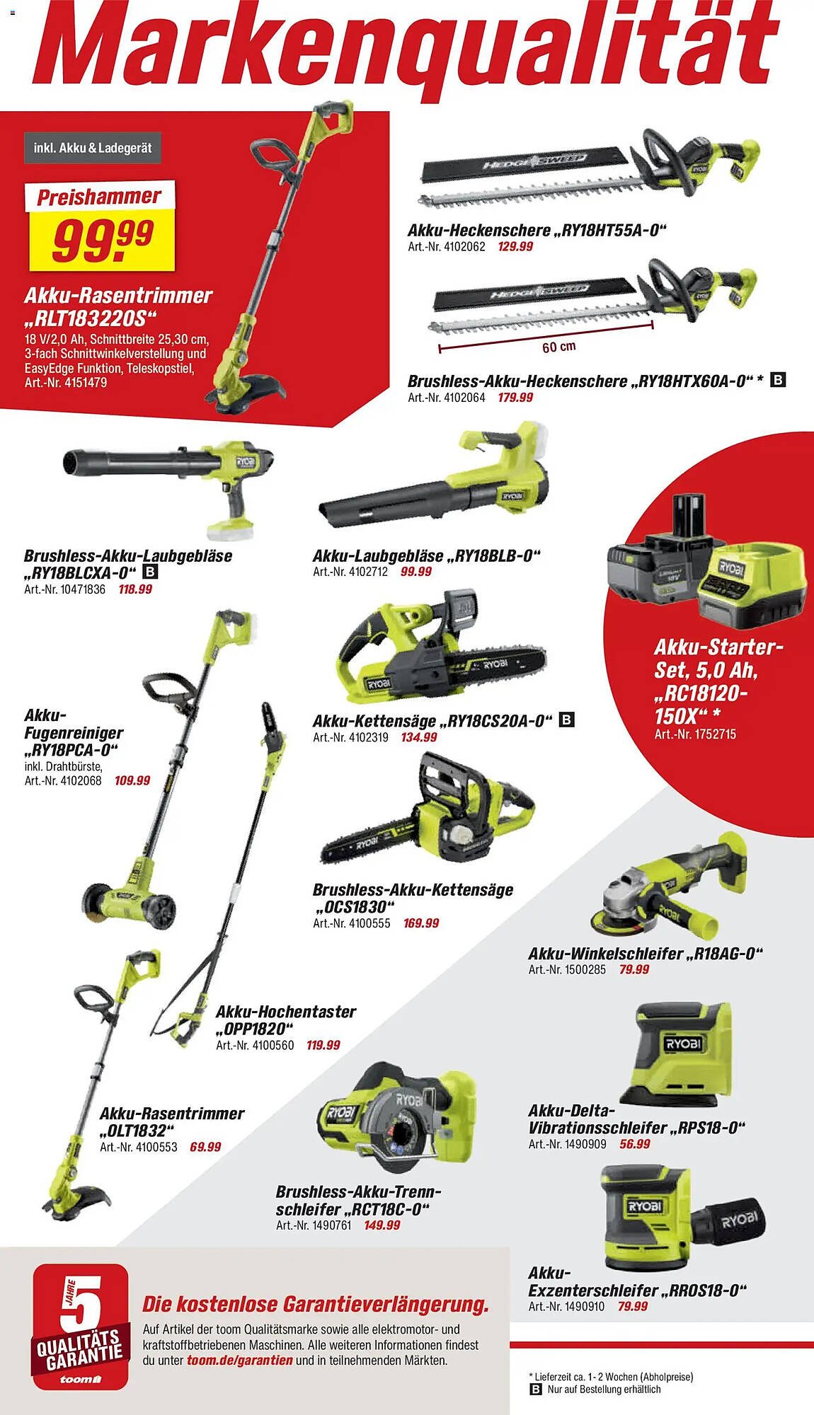 Toom Baumarkt Prospekt