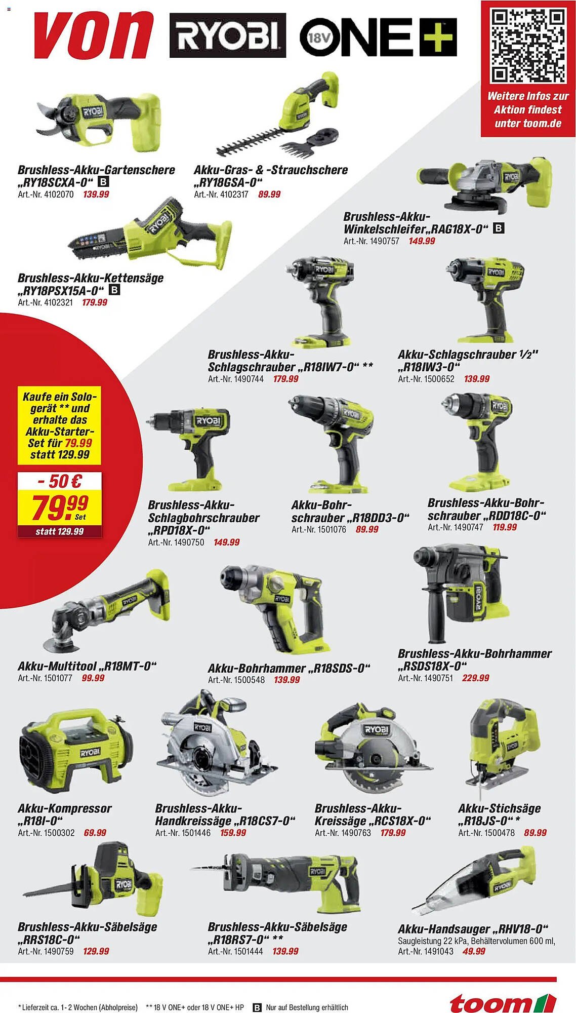 Toom Baumarkt Prospekt