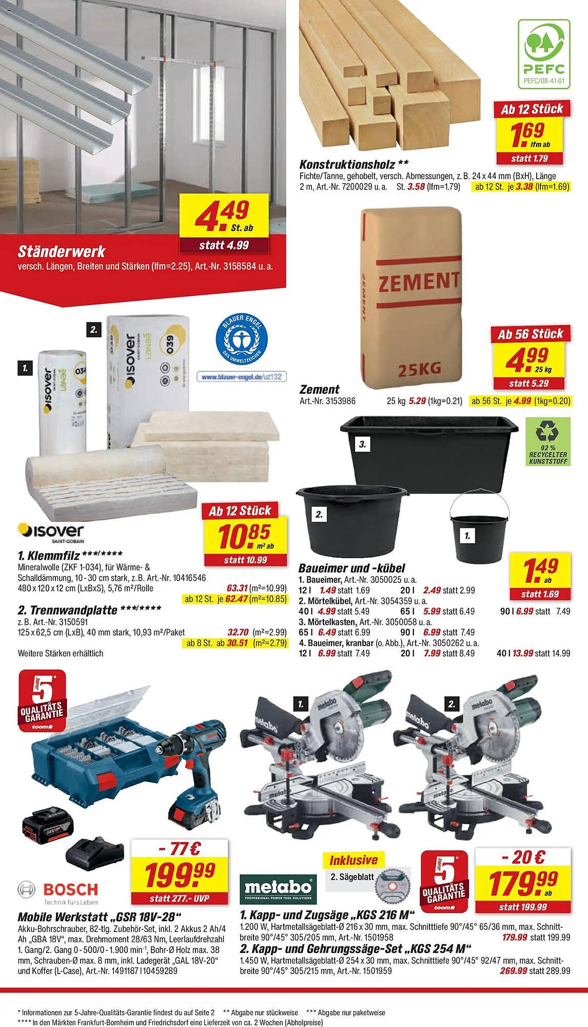 Toom Baumarkt Prospekt