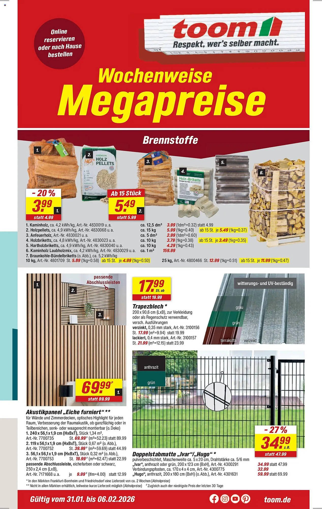 Toom Baumarkt Prospekt (2026-01-31 - 2026-02-06)