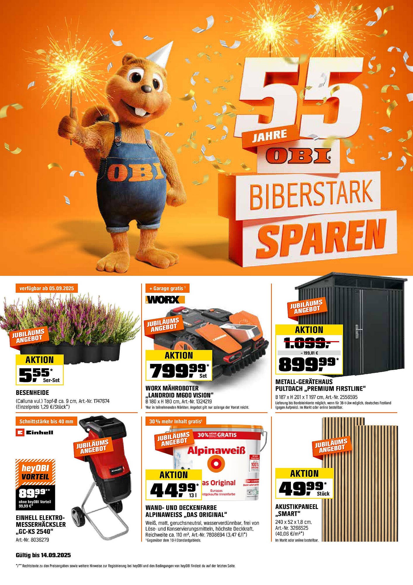 OBI Prospekt (2025-08-31 - 2025-09-14) | 1