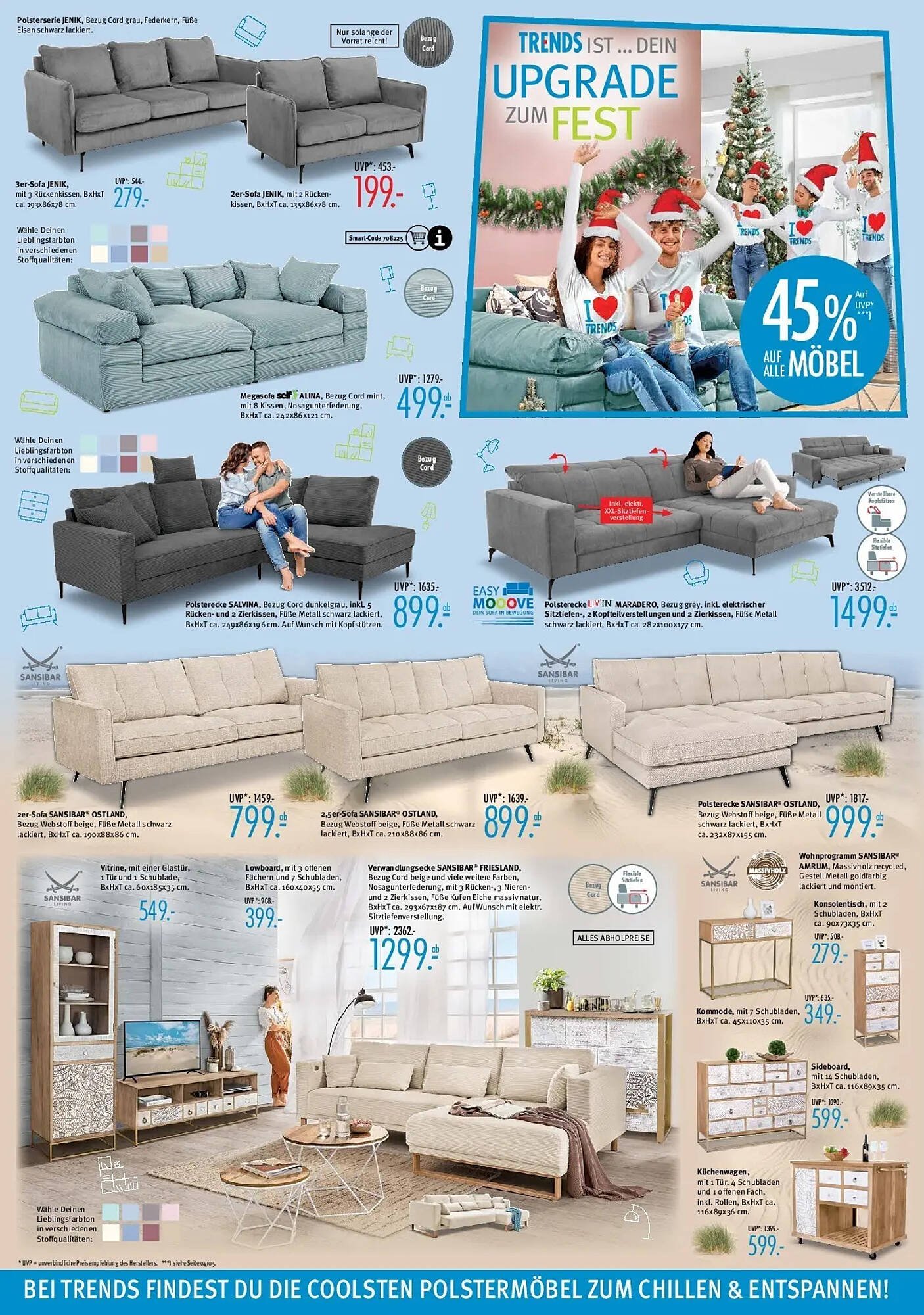 Trends Möbel Prospekt (2025-12-22 - 2026-01-02)