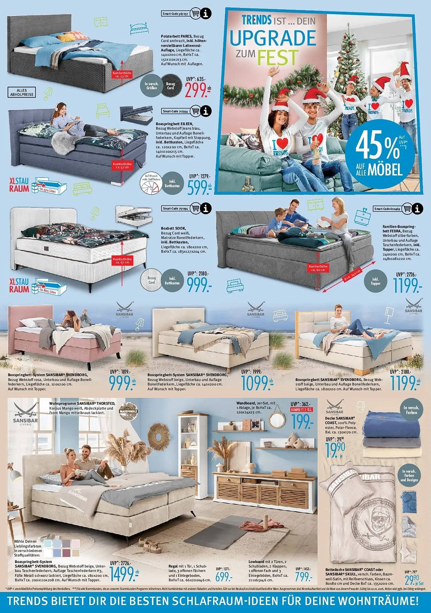Trends Möbel Prospekt (2025-12-22 - 2026-01-02)