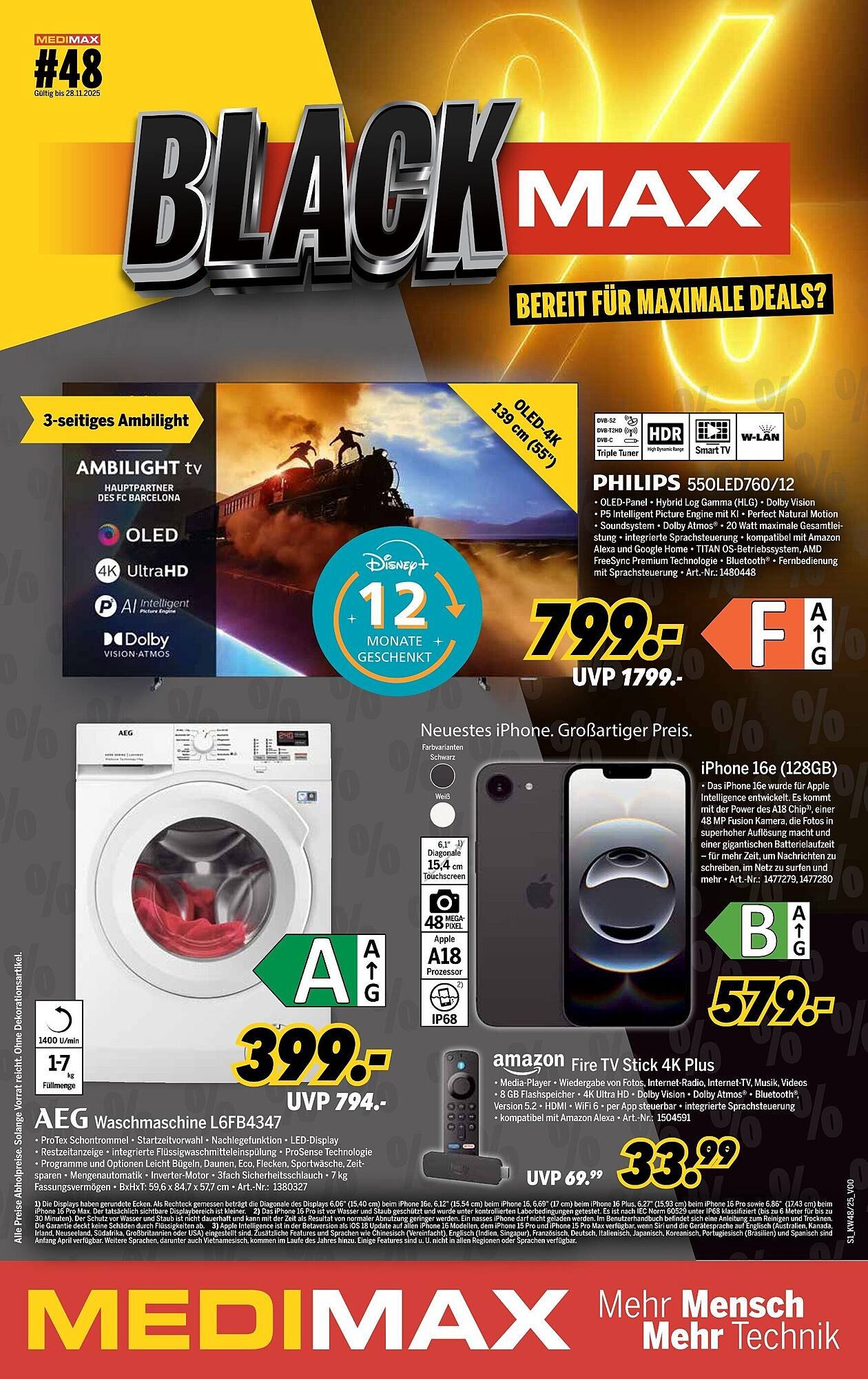 MEDIMAX Prospekt (2025-11-22 - 2025-11-28)