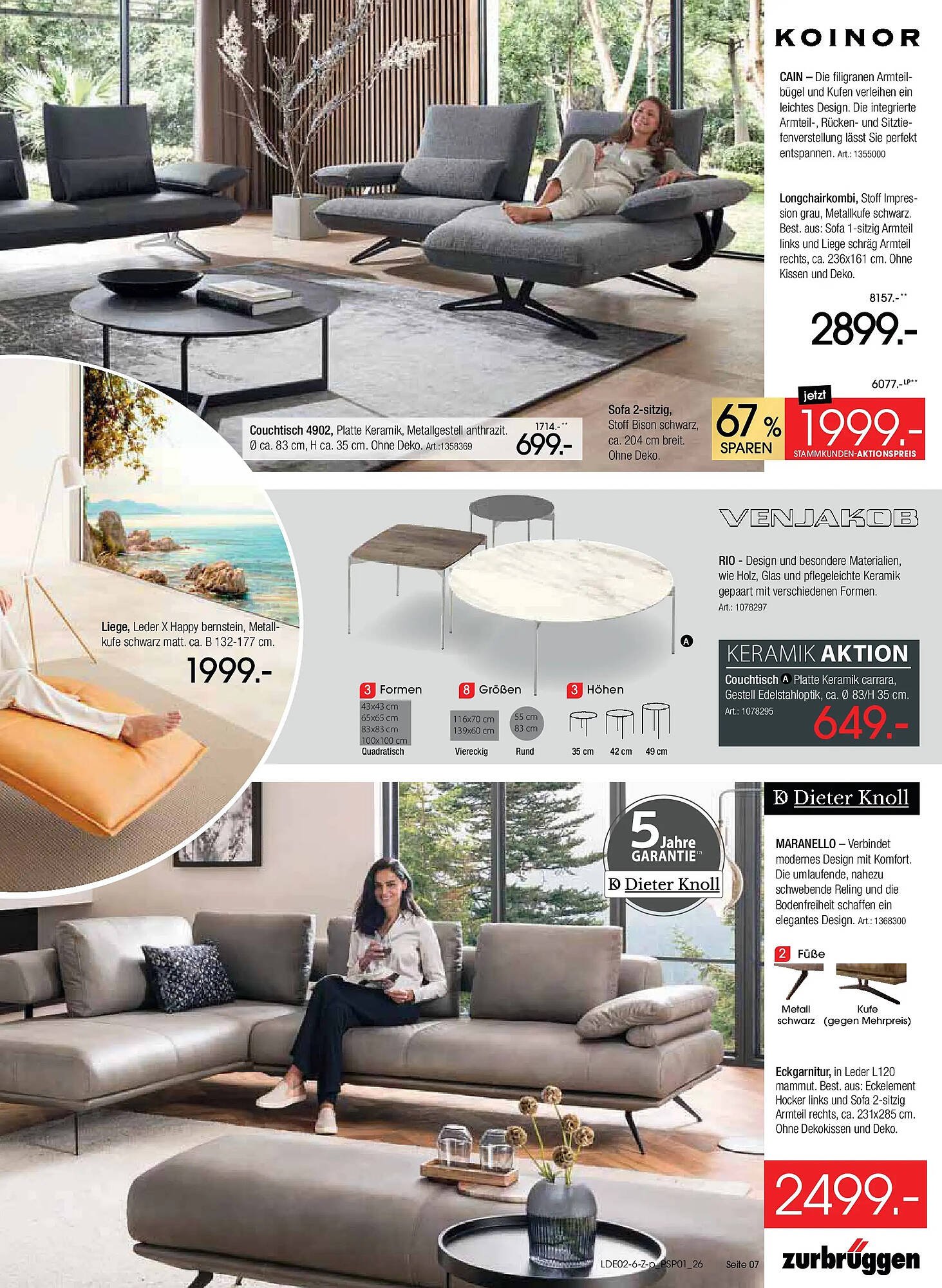 Zurbrüggen Prospekt