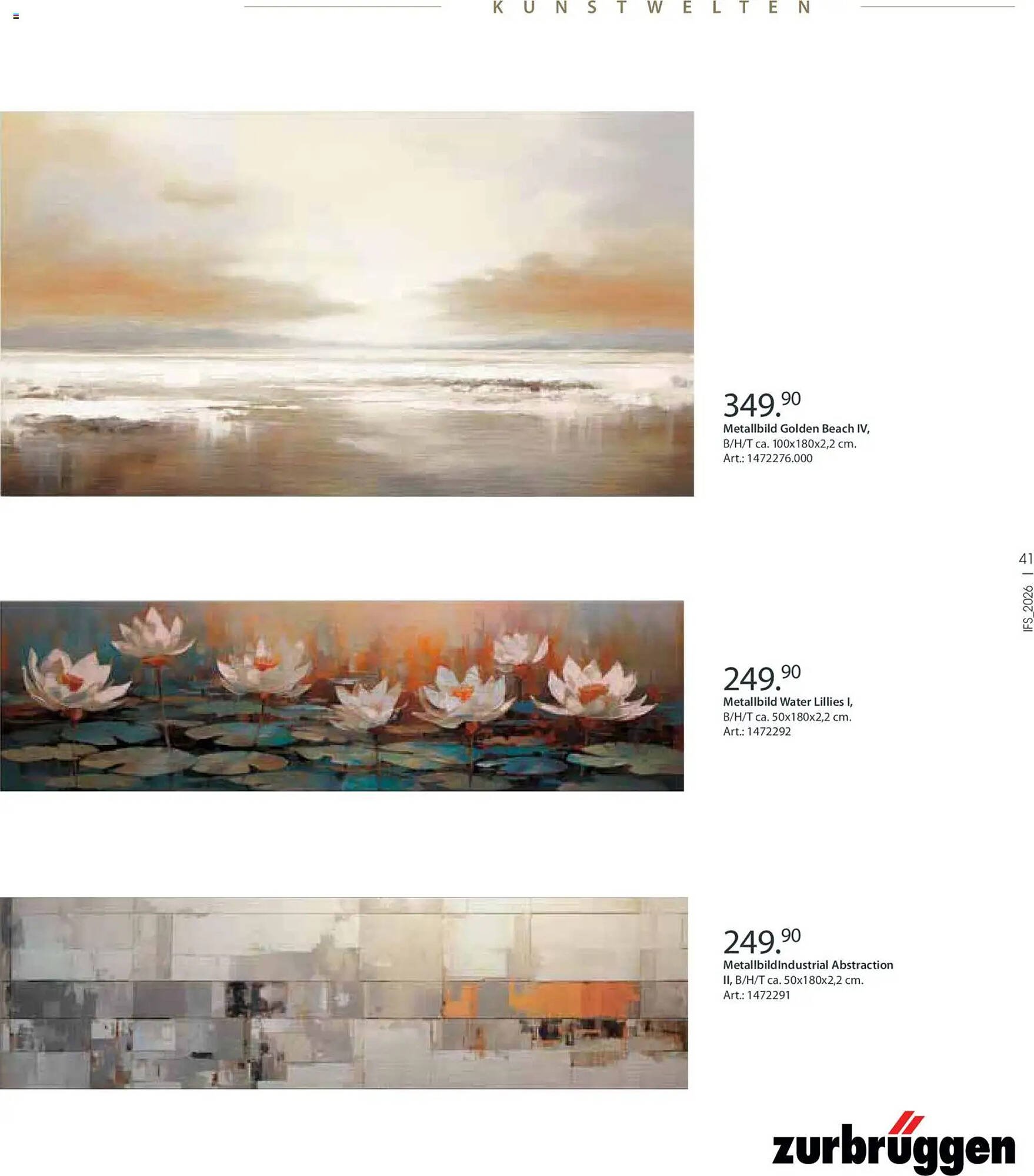 Zurbrüggen Prospekt (2026-04-14 - 2026-09-26)