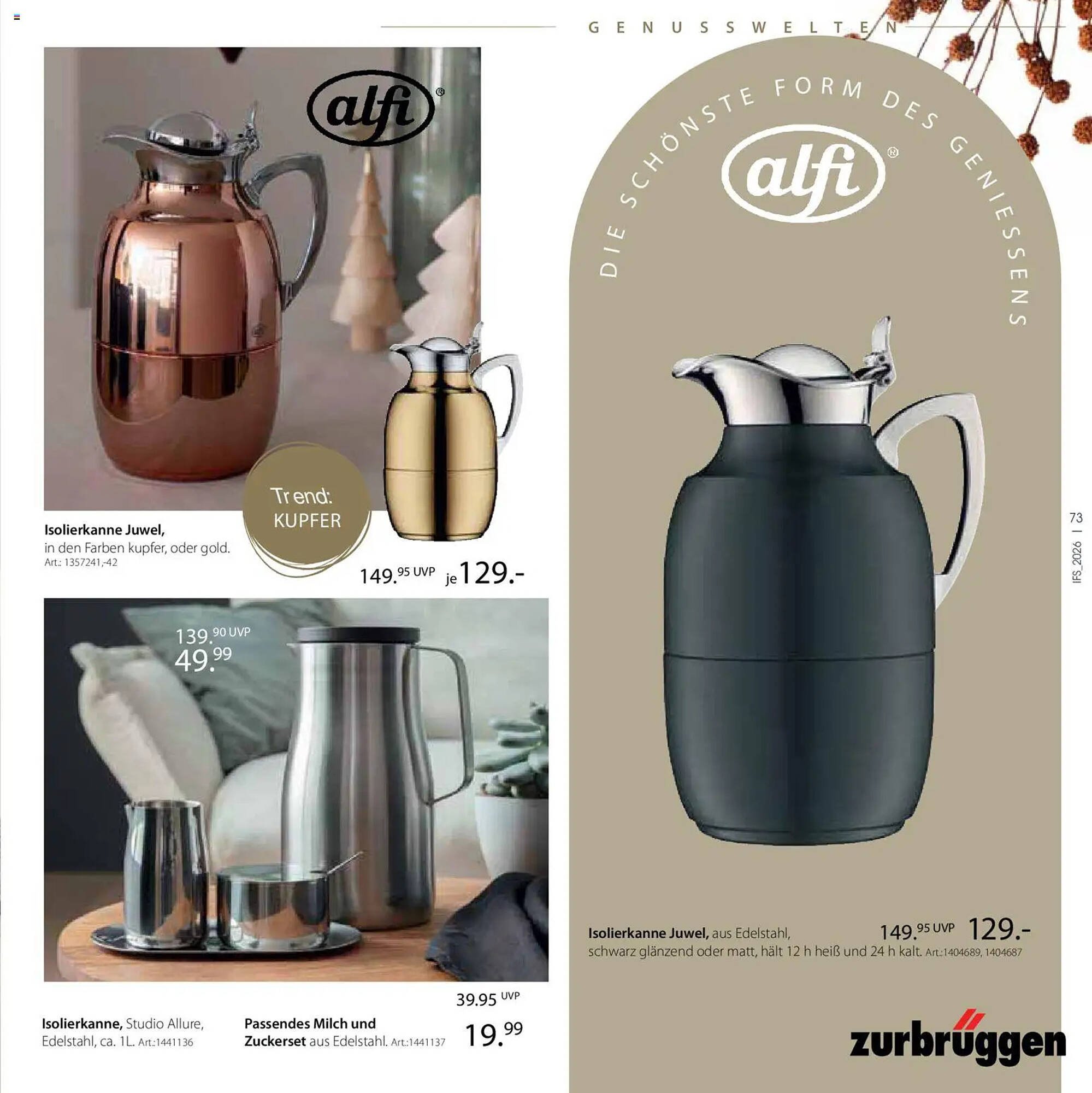 Zurbrüggen Prospekt (2026-04-14 - 2026-09-26)