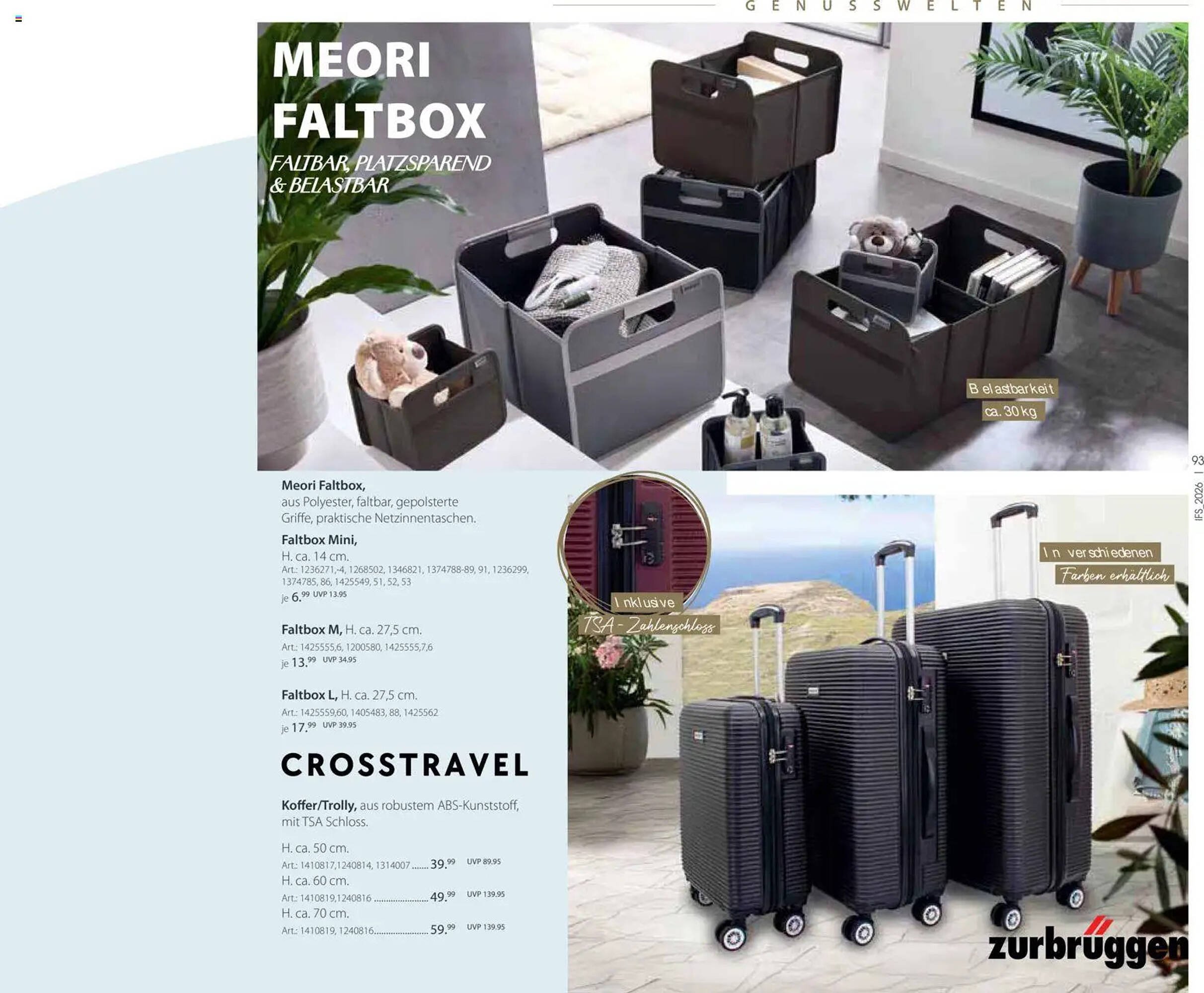Zurbrüggen Prospekt (2026-04-14 - 2026-09-26)