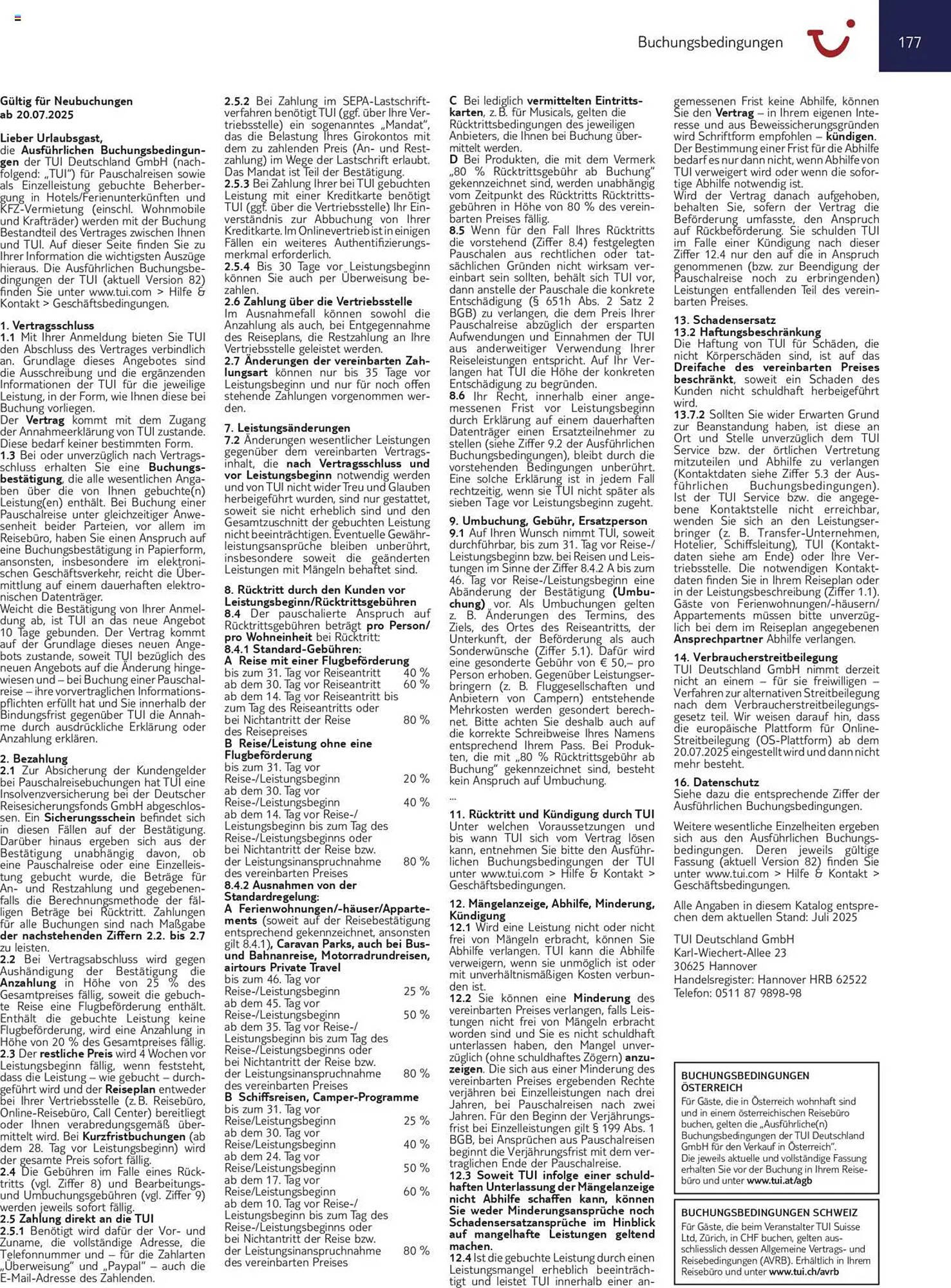 TUI Prospekt (2025-11-01 - 2026-10-31)