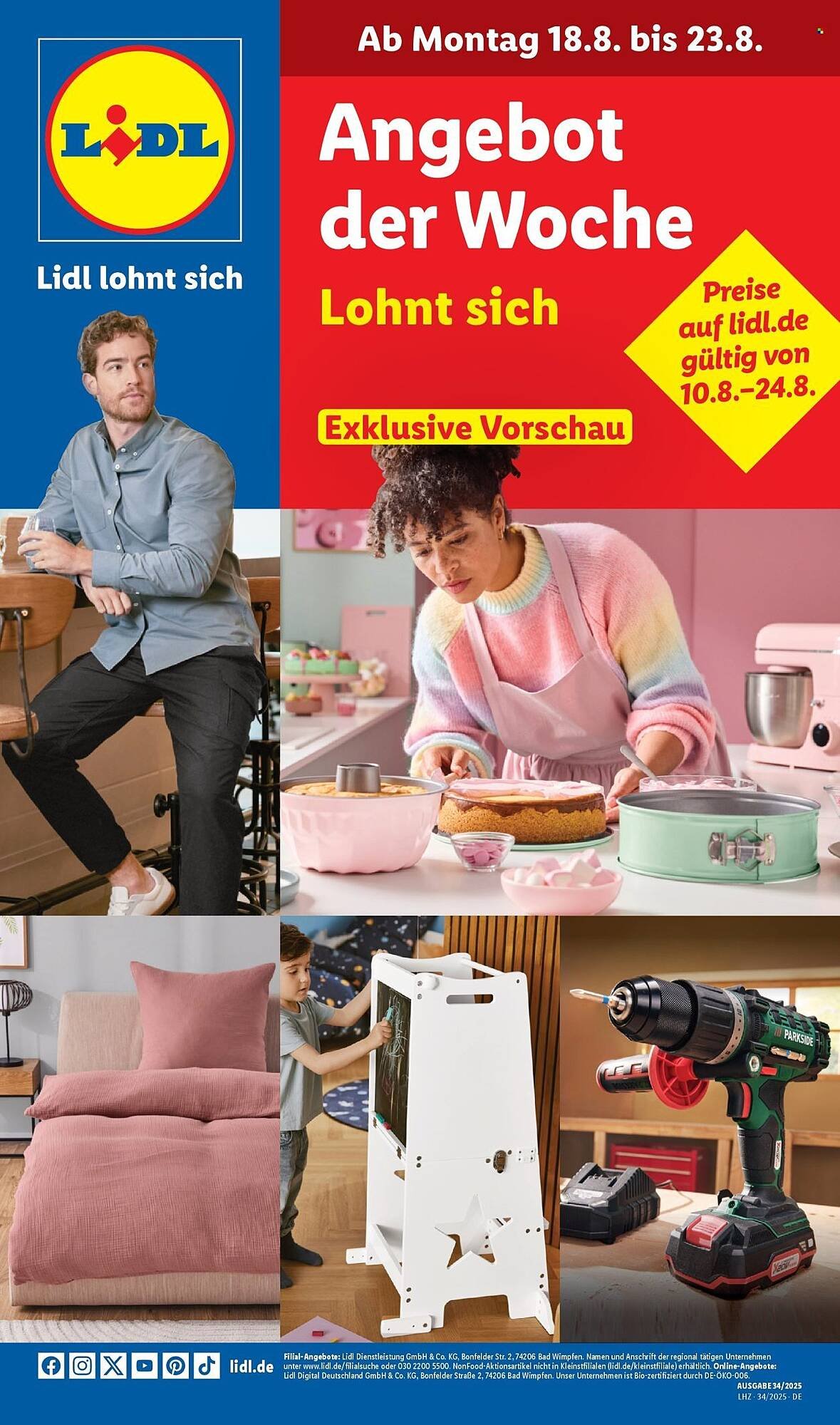 Lidl Prospekt (2025-08-18 - 2025-08-23) | 1