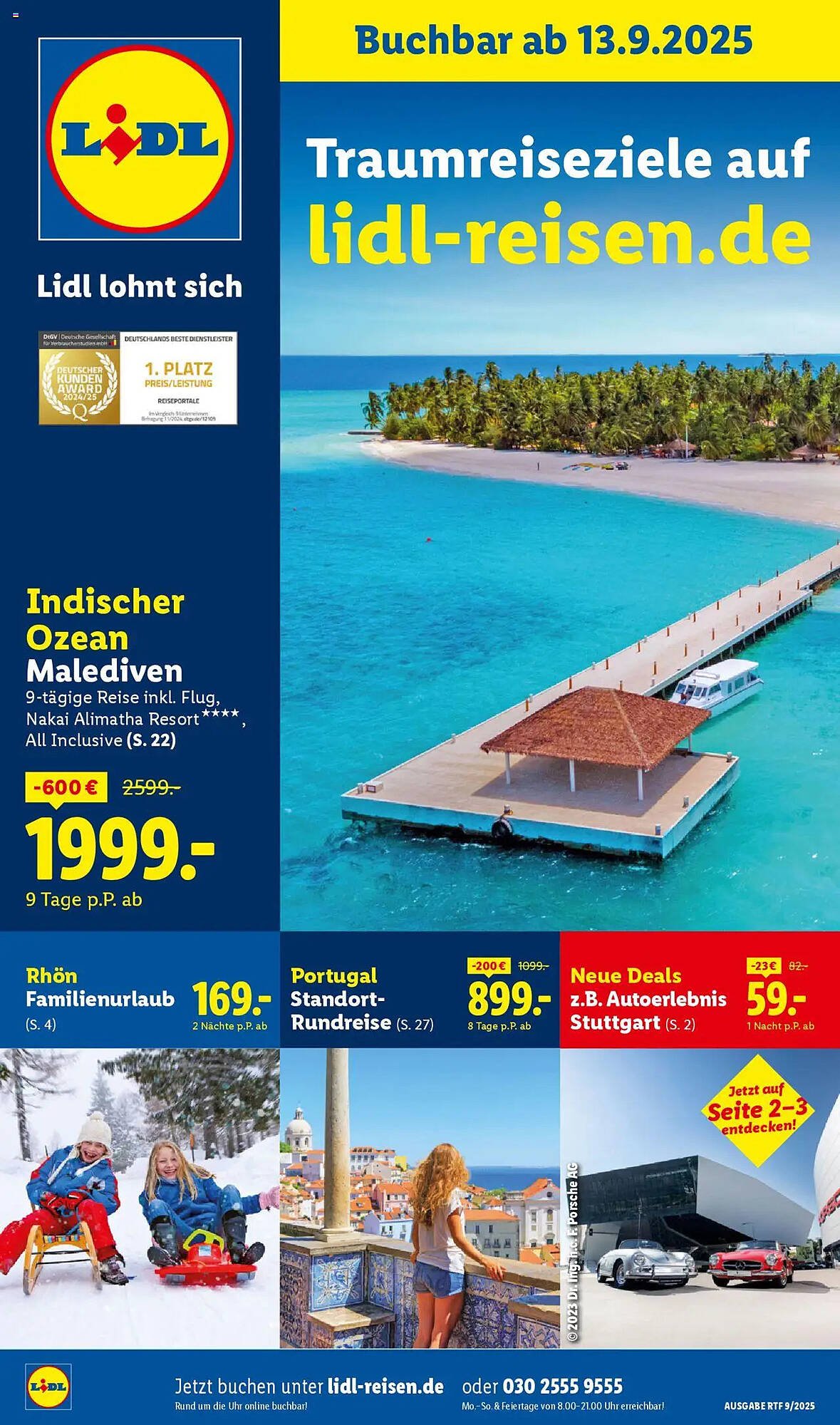Lidl Reisen Prospekt (2025-09-12 - 2025-10-15) | 1
