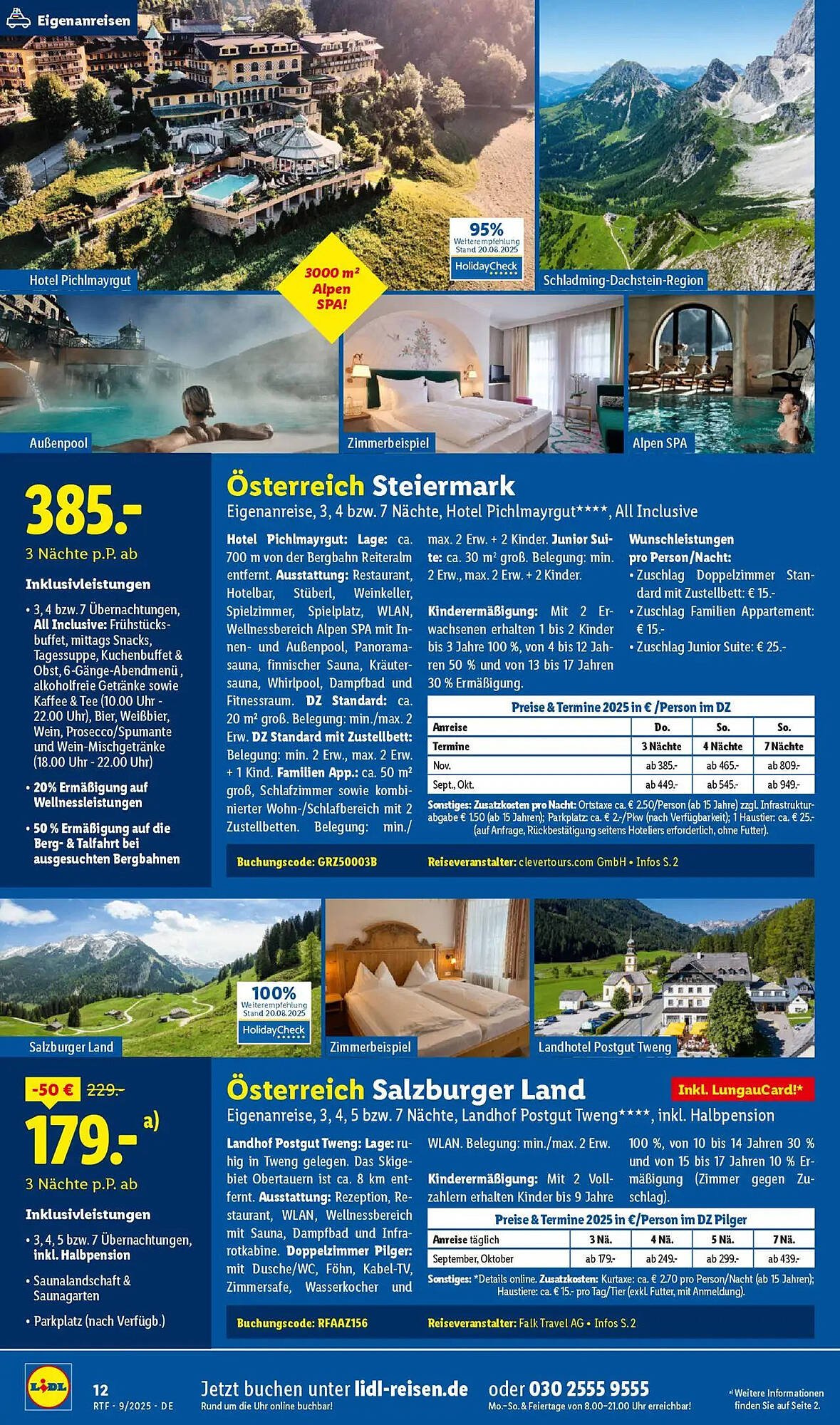 Lidl Reisen Prospekt (2025-09-12 - 2025-10-15) | 12