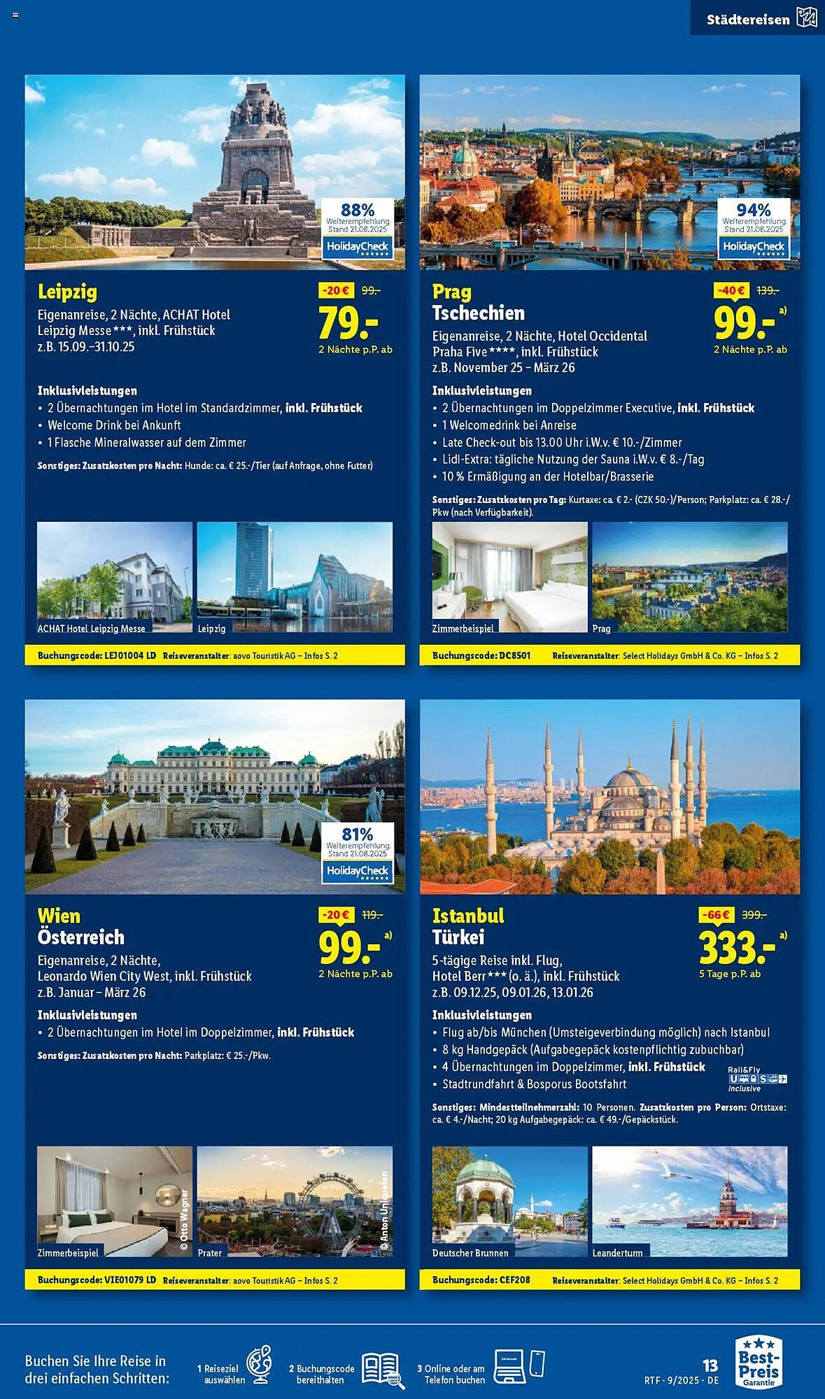 Lidl Reisen Prospekt (2025-09-12 - 2025-10-15) | 13
