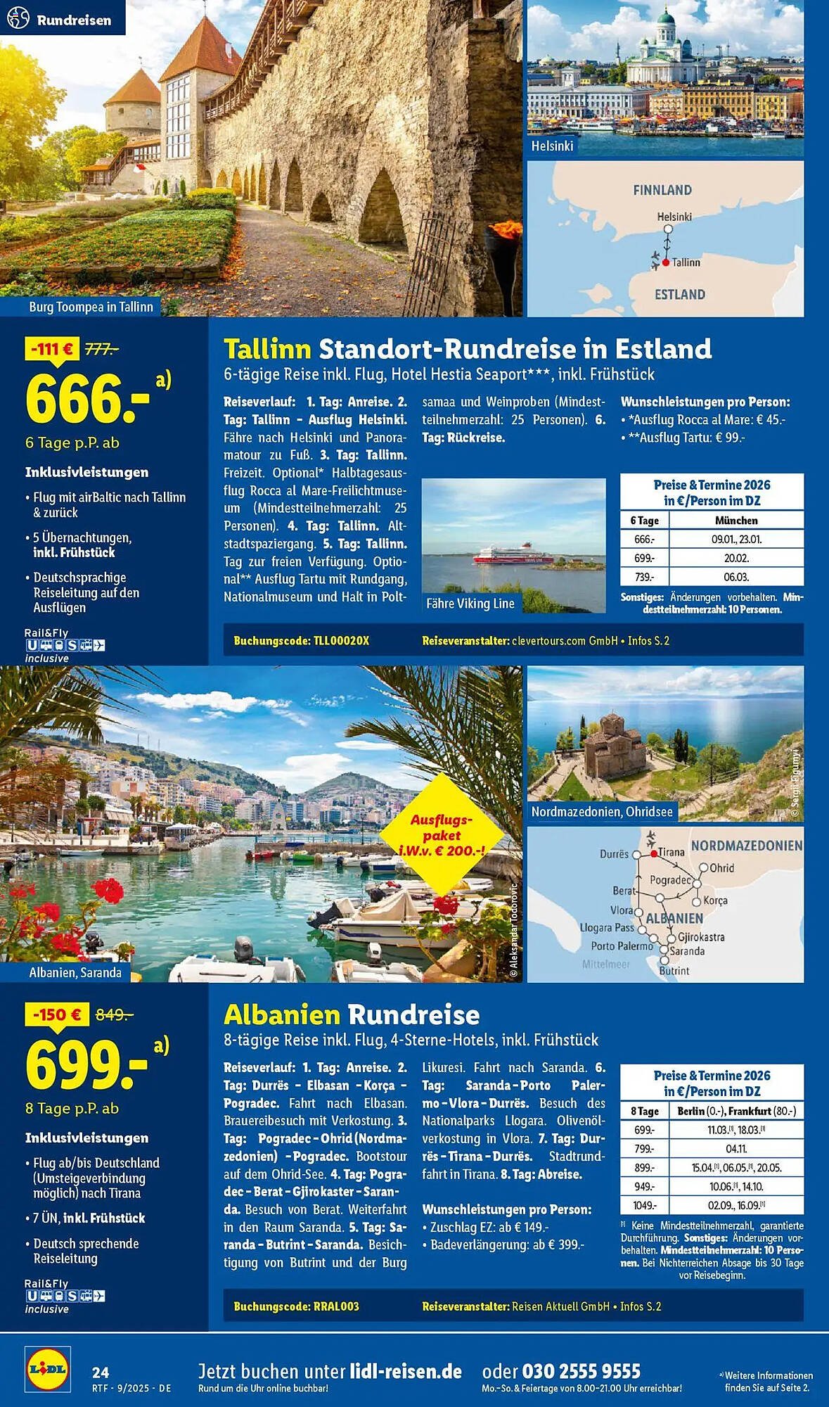 Lidl Reisen Prospekt (2025-09-12 - 2025-10-15) | 24