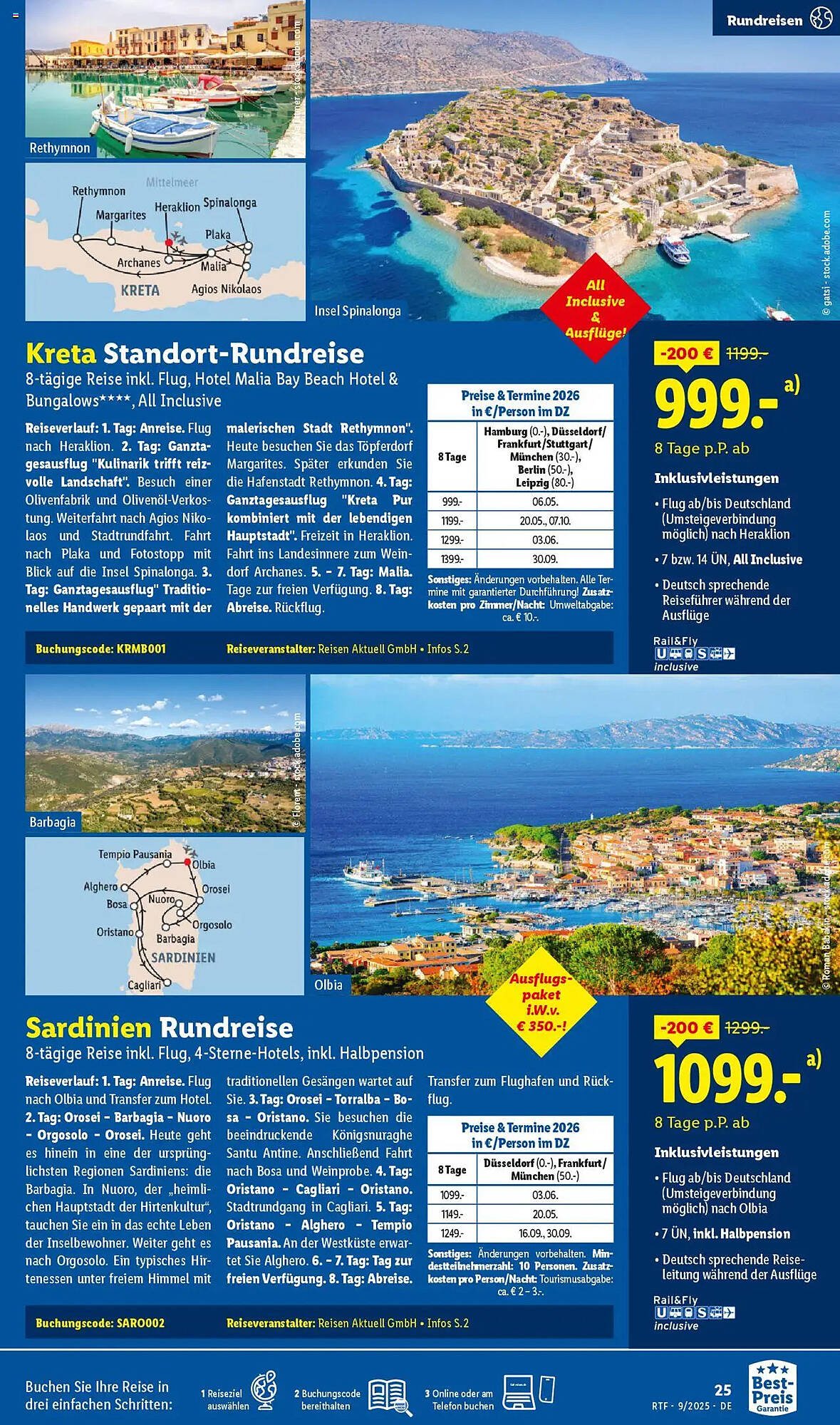 Lidl Reisen Prospekt (2025-09-12 - 2025-10-15) | 25