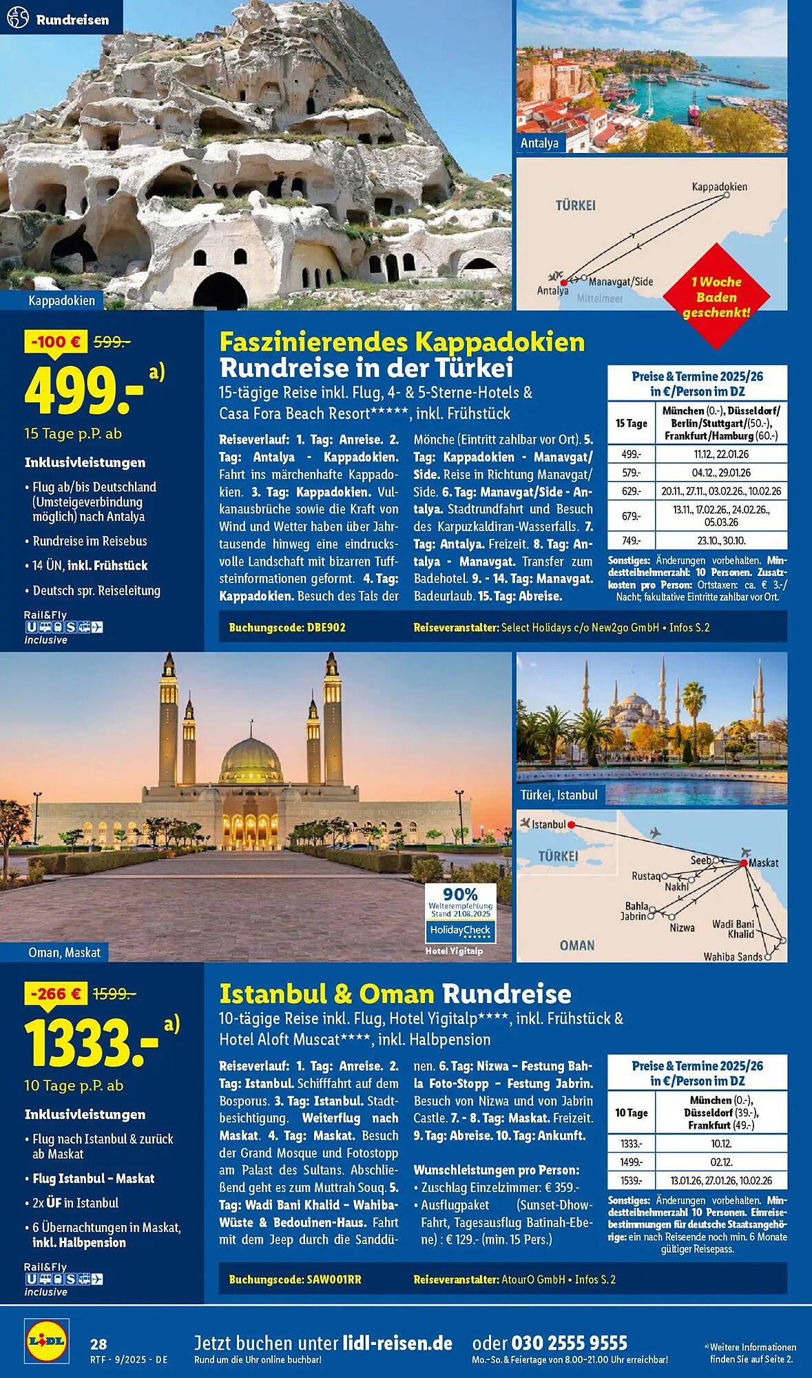 Lidl Reisen Prospekt (2025-09-12 - 2025-10-15) | 28