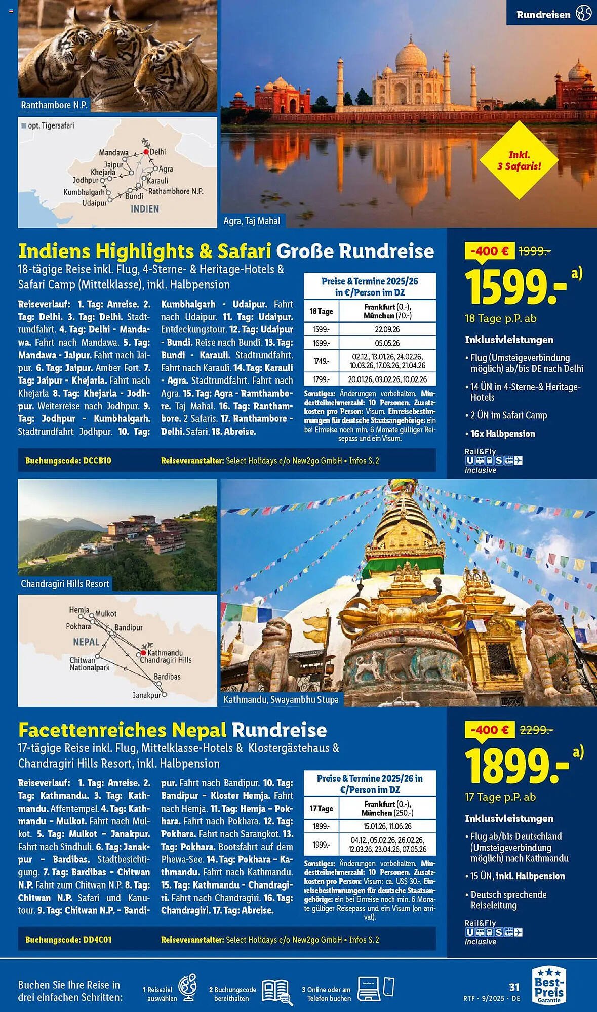 Lidl Reisen Prospekt (2025-09-12 - 2025-10-15) | 31