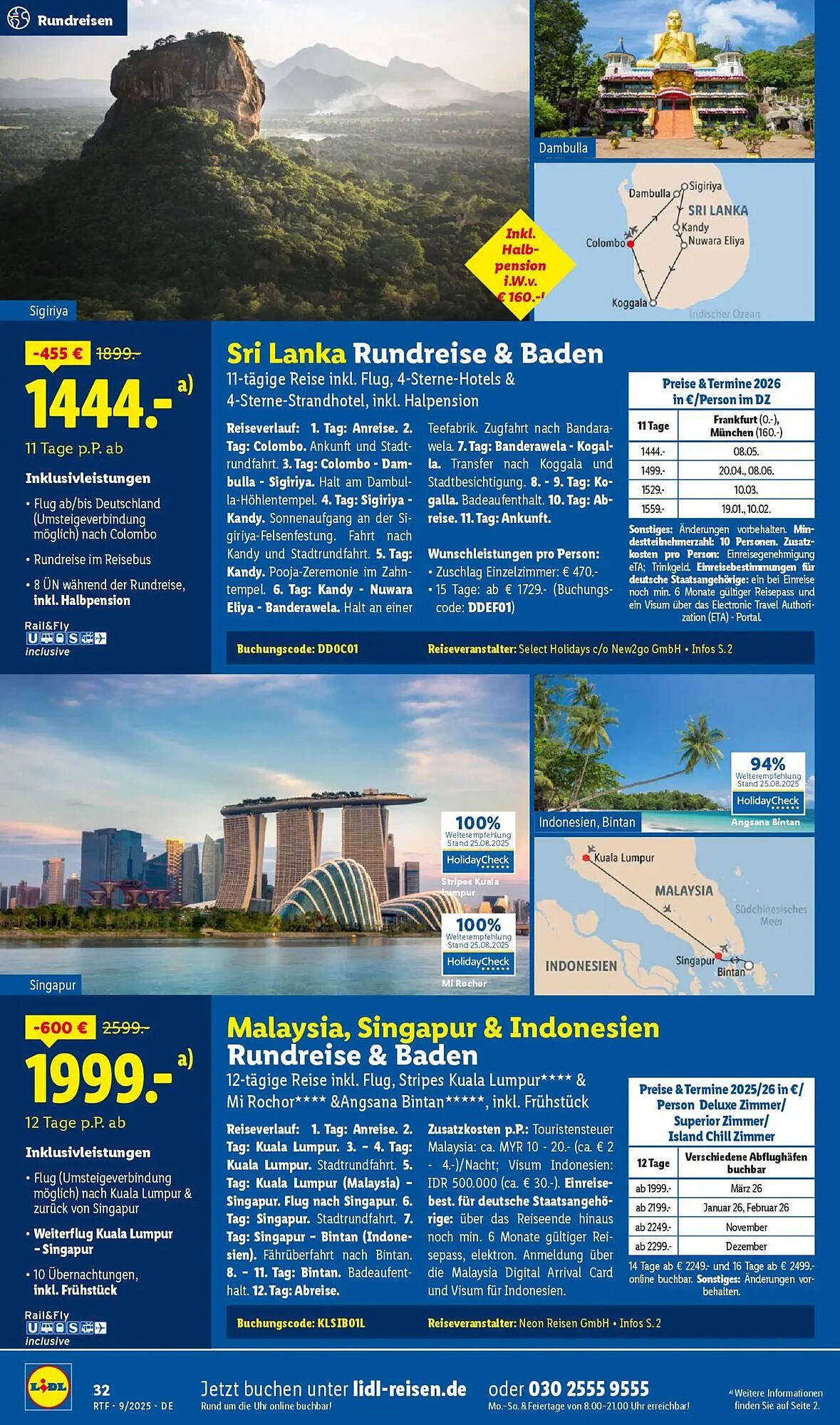 Lidl Reisen Prospekt (2025-09-12 - 2025-10-15) | 32