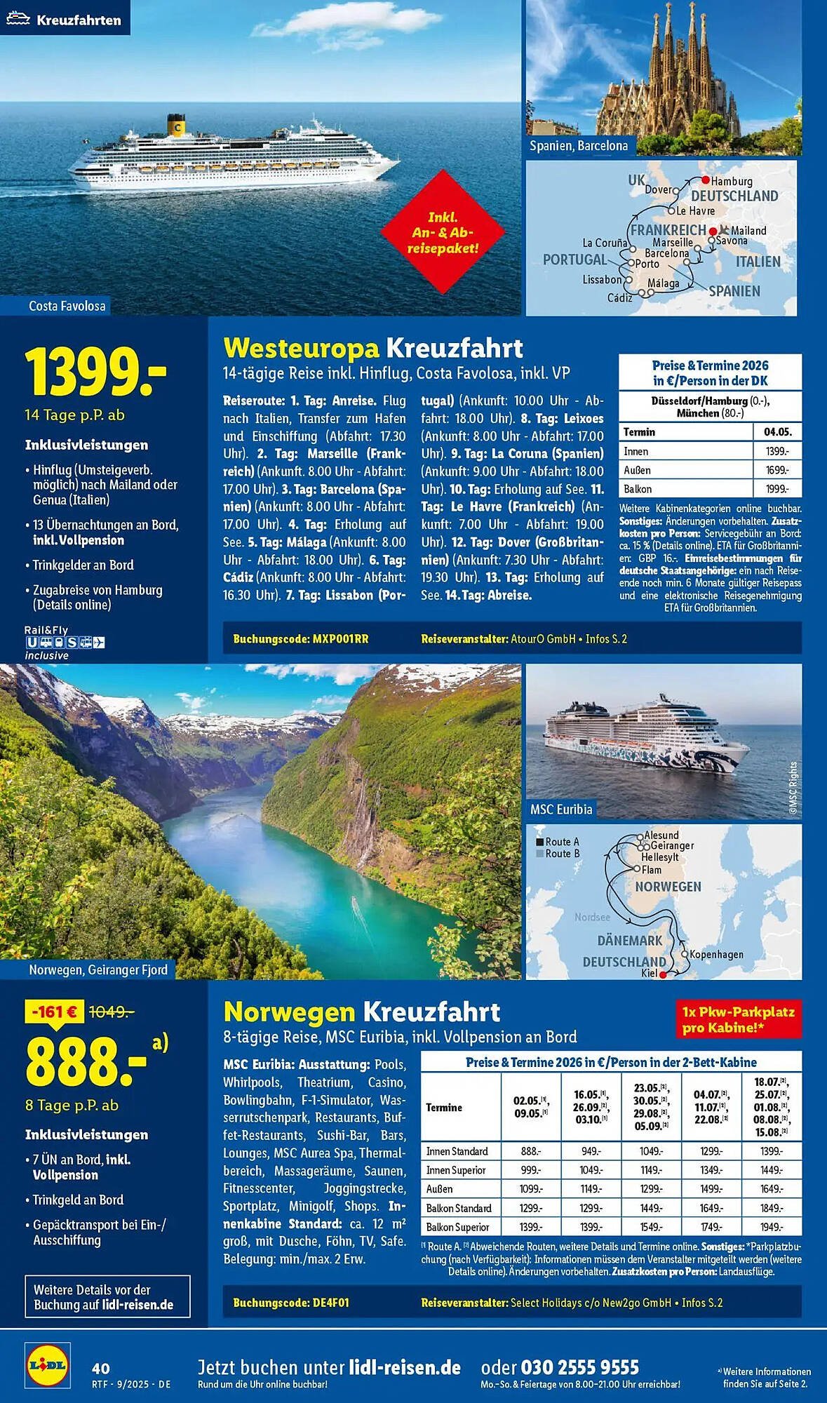 Lidl Reisen Prospekt (2025-09-12 - 2025-10-15) | 40