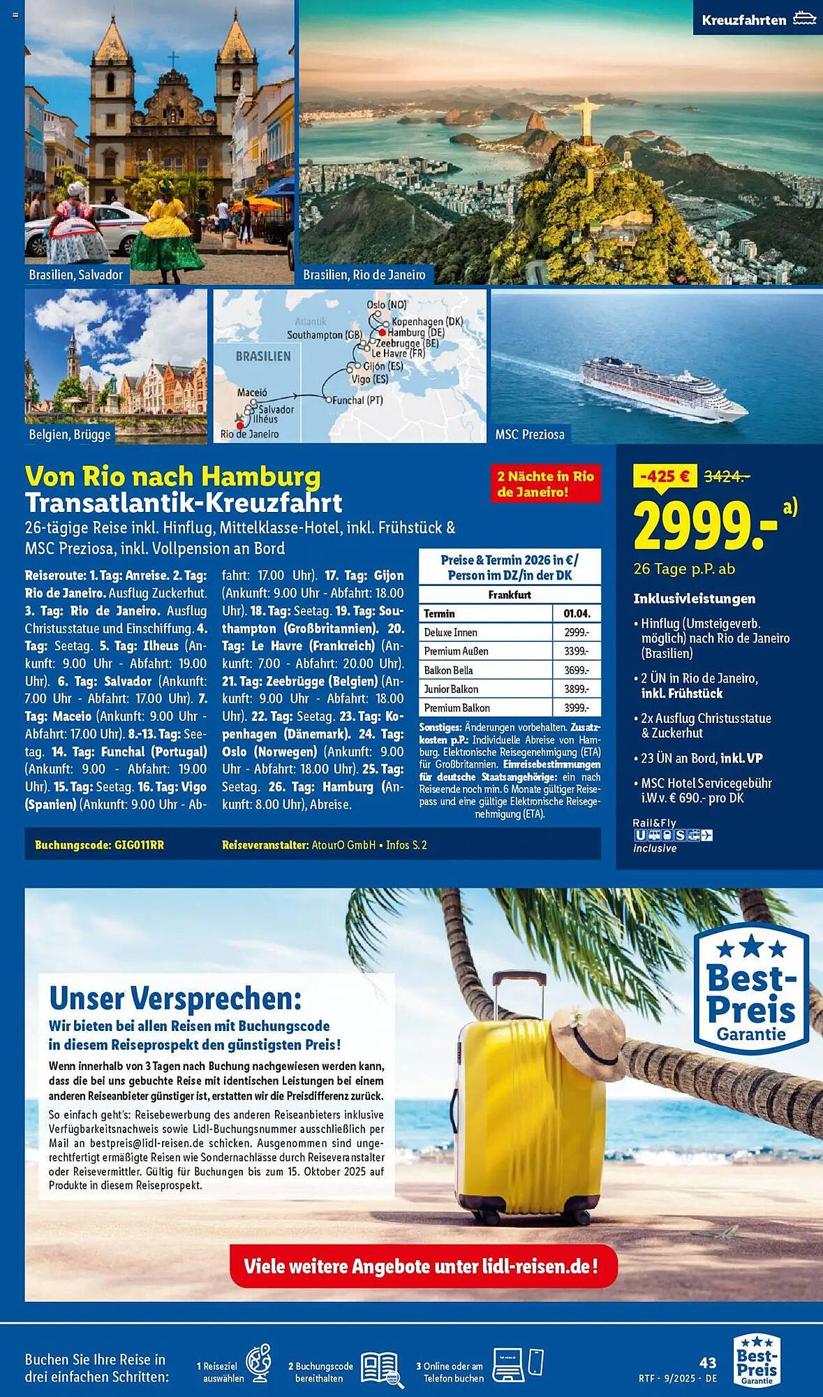 Lidl Reisen Prospekt (2025-09-12 - 2025-10-15) | 43