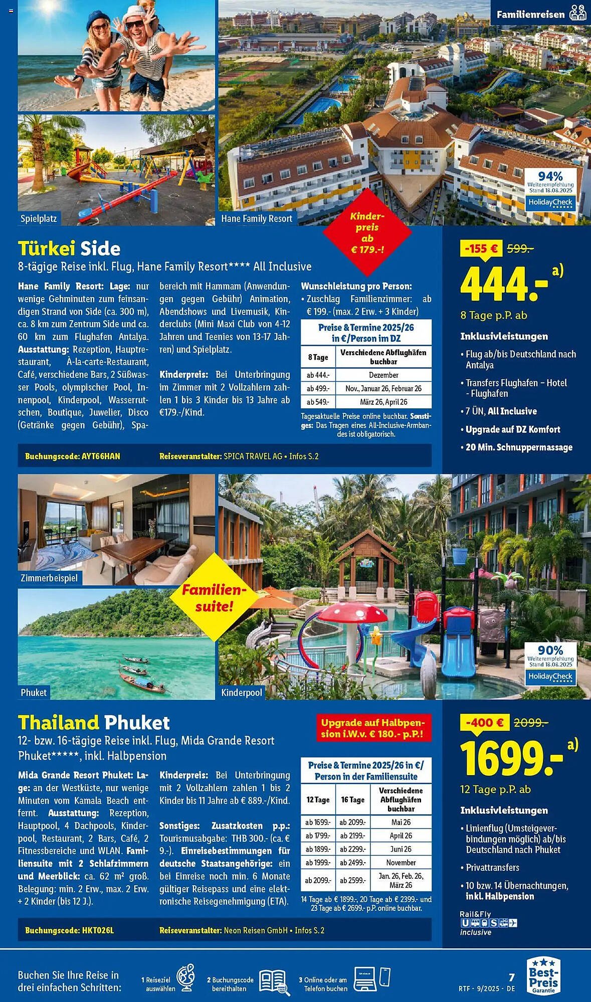 Lidl Reisen Prospekt (2025-09-12 - 2025-10-15) | 7