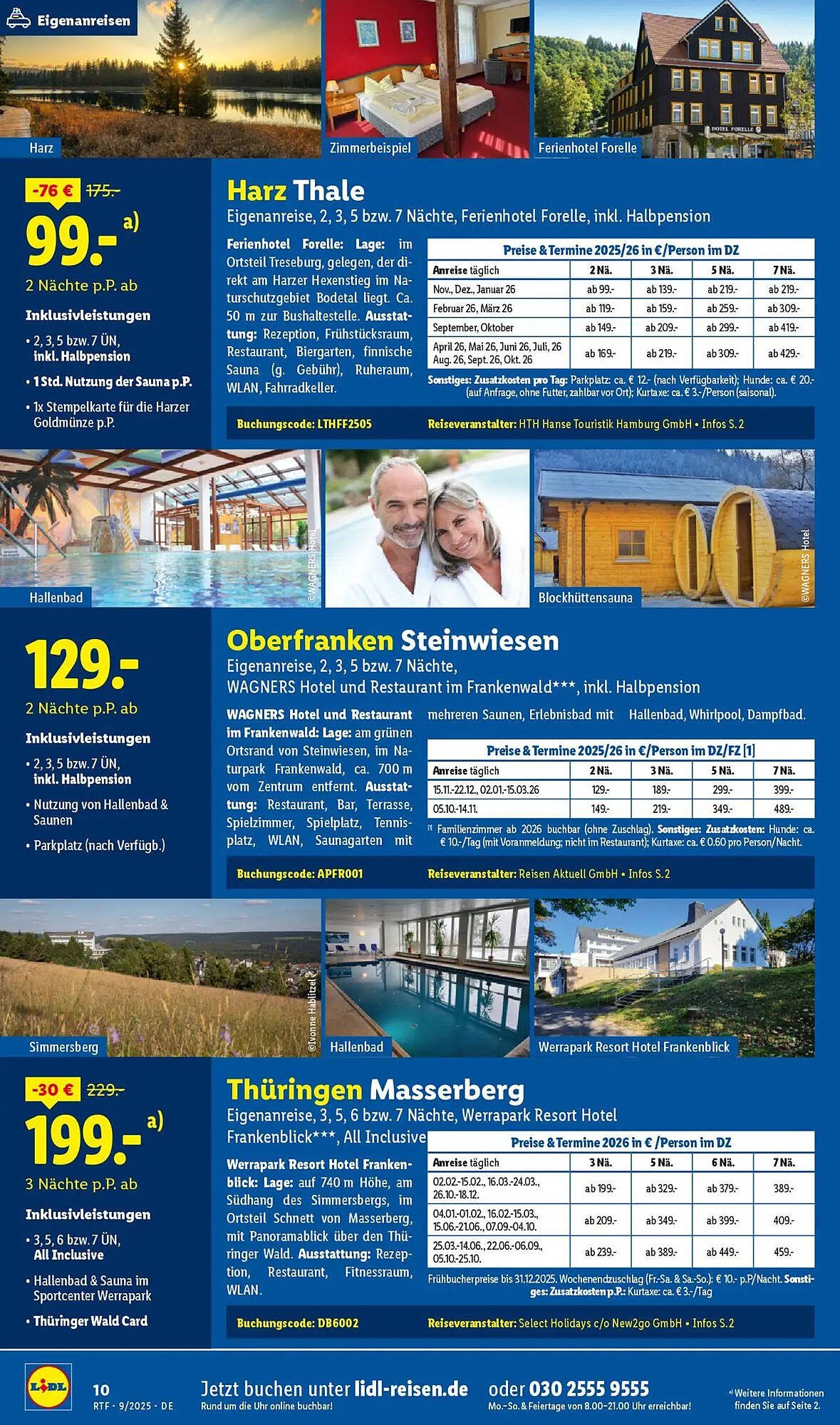 Lidl Reisen Prospekt (2025-09-12 - 2025-10-15) | 10