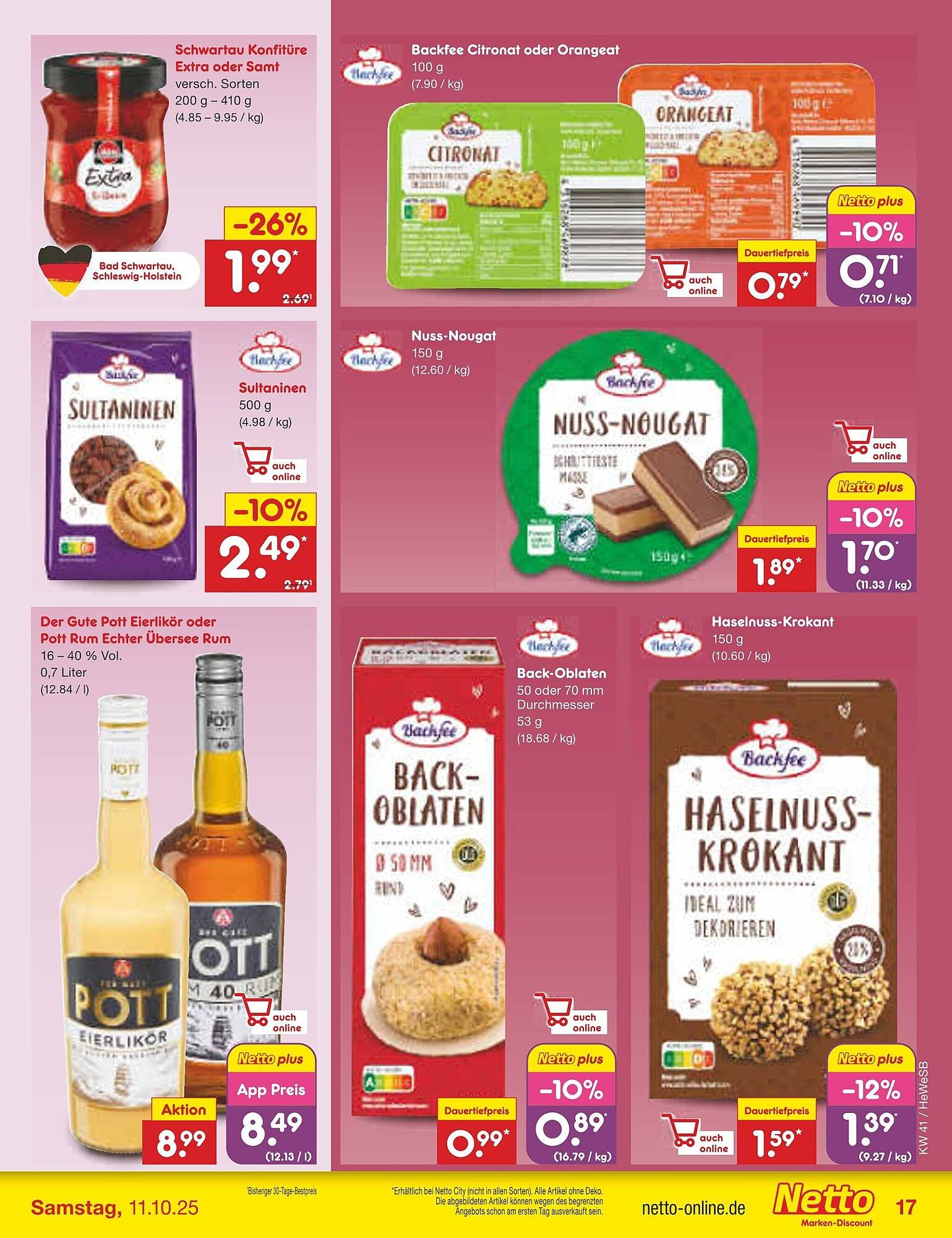 Netto Marken-Discount Prospekt (2025-10-06 - 2025-10-11) | 17