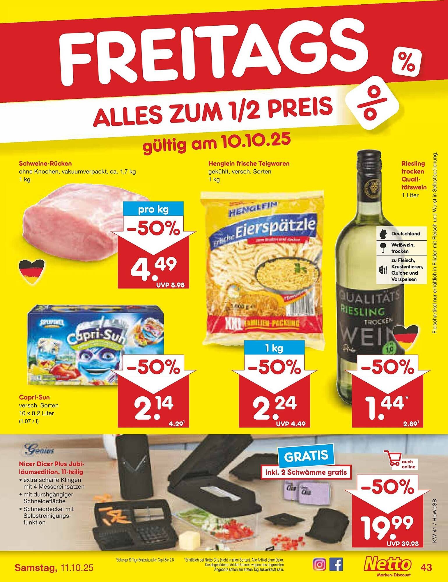 Netto Marken-Discount Prospekt (2025-10-06 - 2025-10-11) | 47