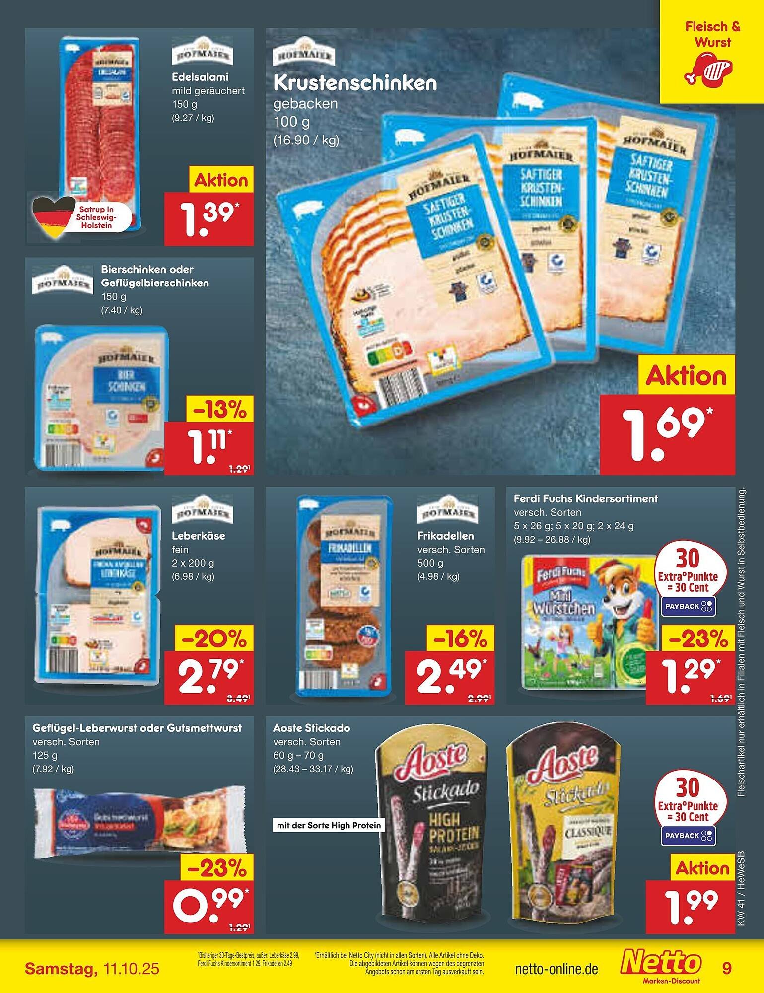 Netto Marken-Discount Prospekt (2025-10-06 - 2025-10-11) | 9