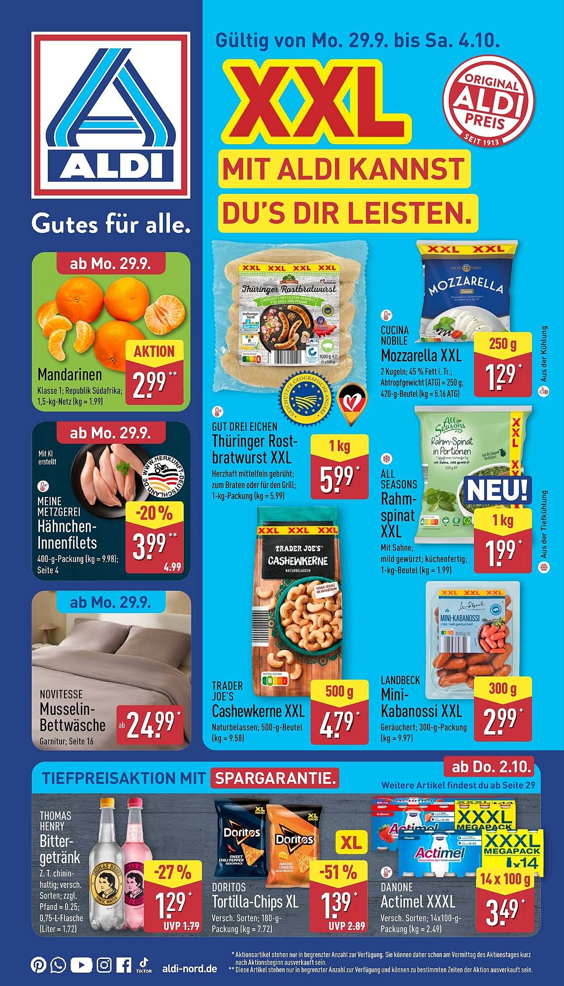 Aldi Nord Prospekt (2025-09-29 - 2025-10-04) | 1