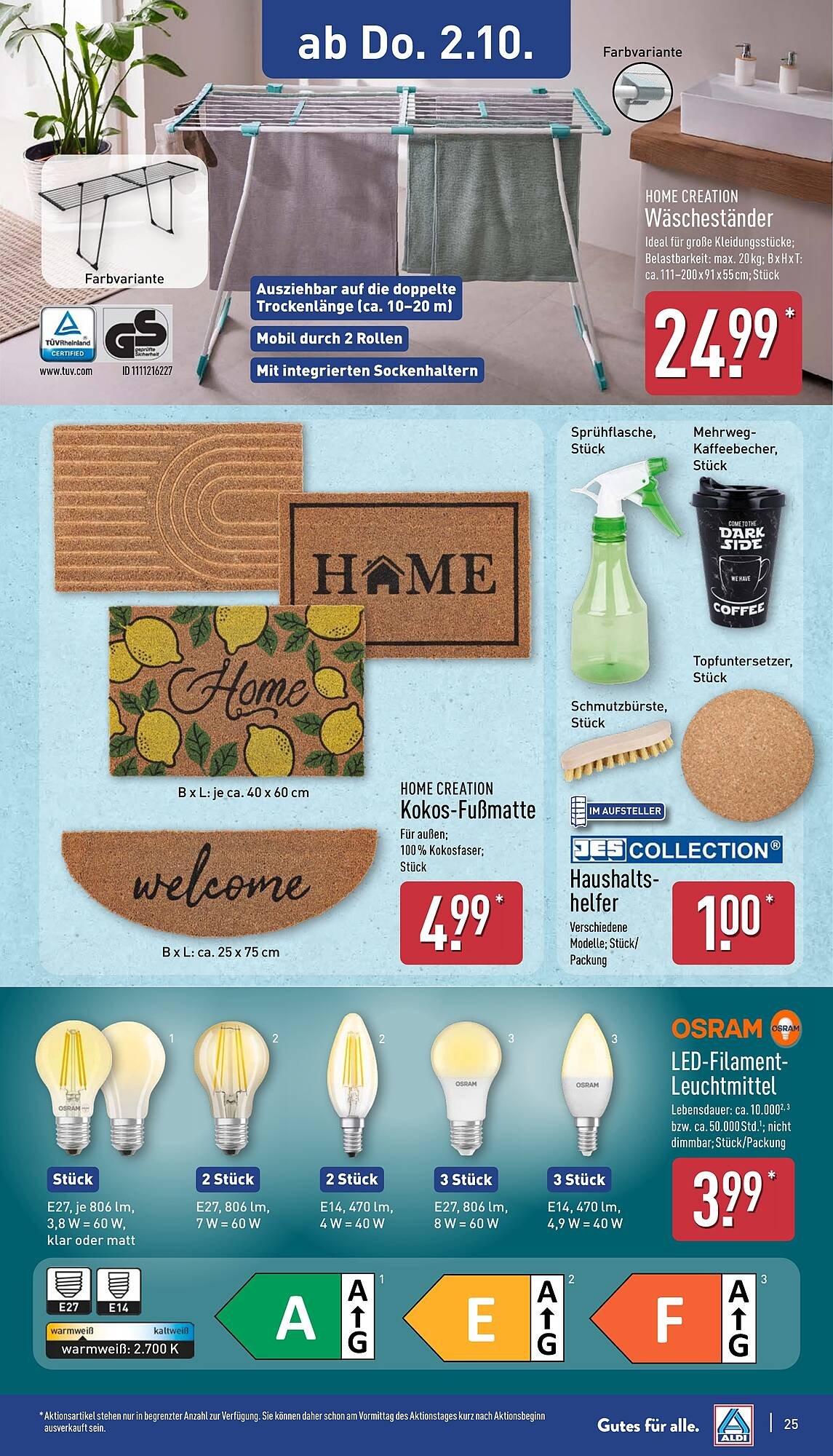 Aldi Nord Prospekt (2025-09-29 - 2025-10-04) | 25
