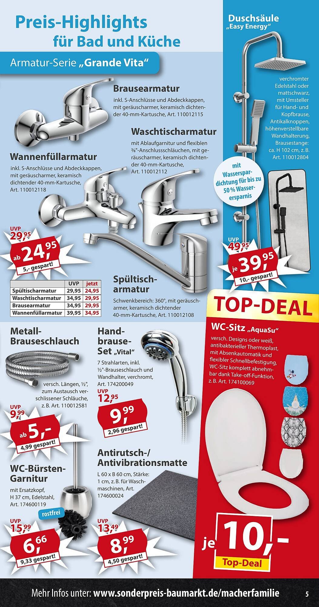 Sonderpreis Baumarkt Prospekt