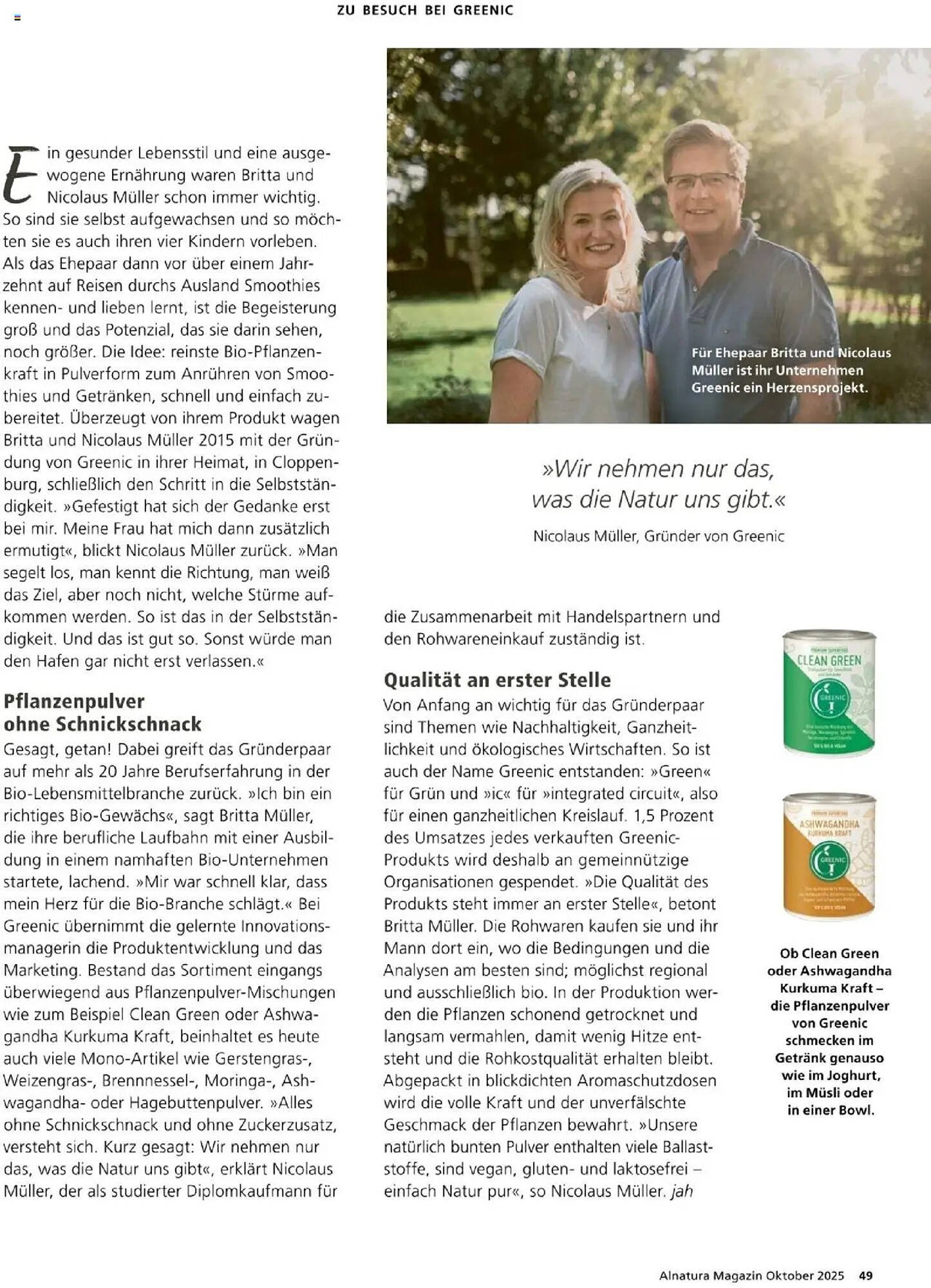 Alnatura Prospekt (2025-10-01 - 2025-10-31) | 49