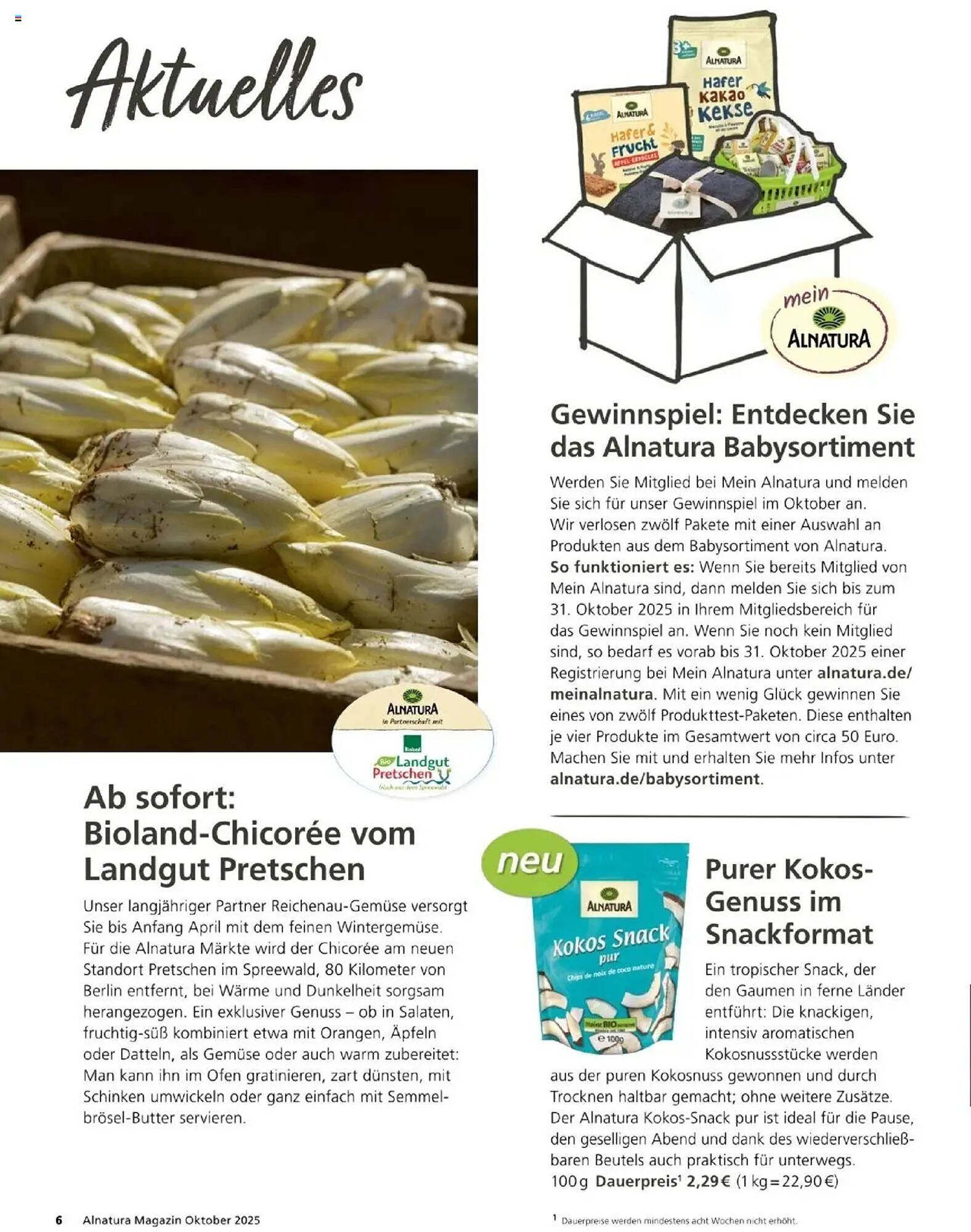 Alnatura Prospekt (2025-10-01 - 2025-10-31) | 6