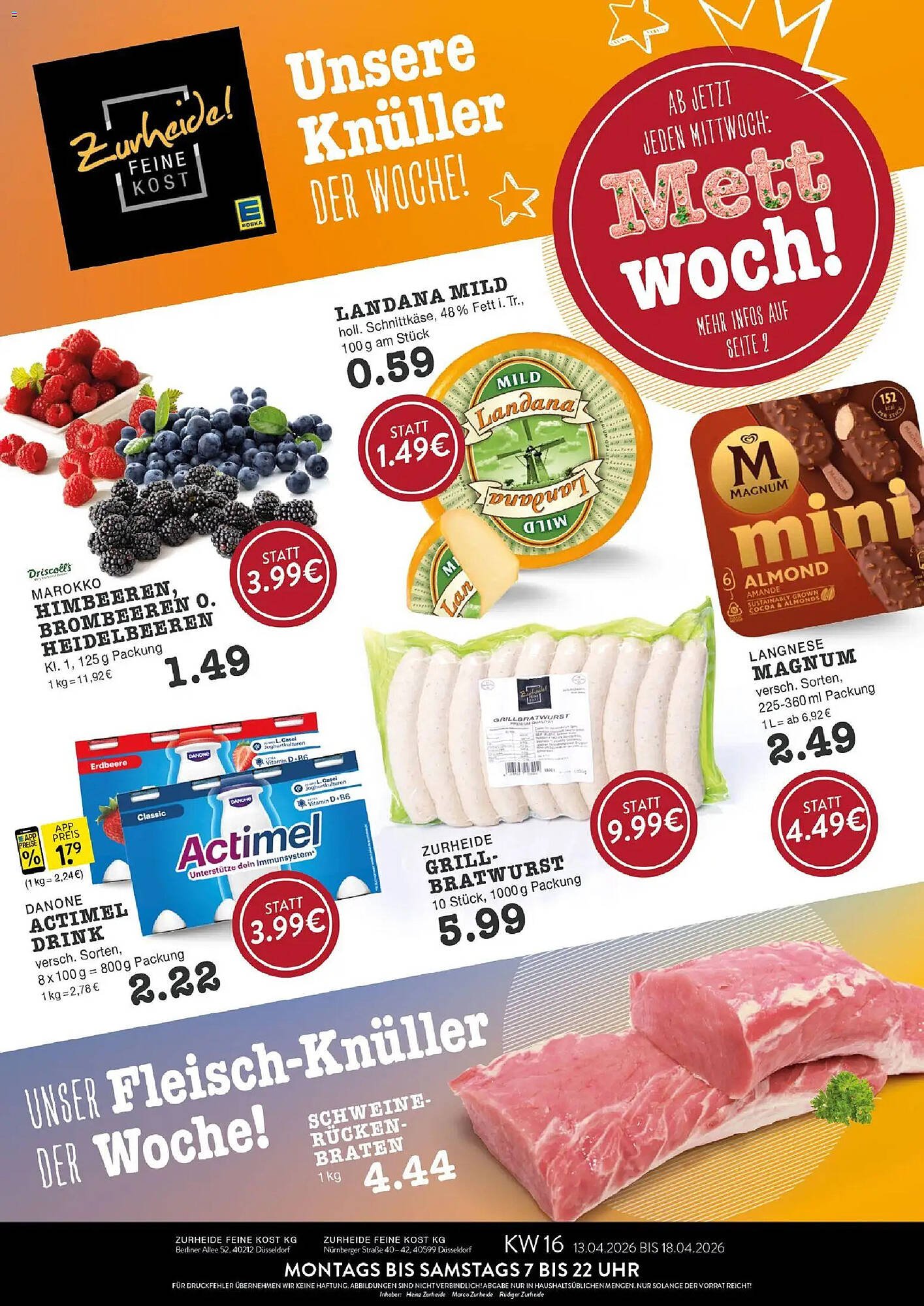 Edeka Zurheide Prospekt (2026-04-13 - 2026-04-18)