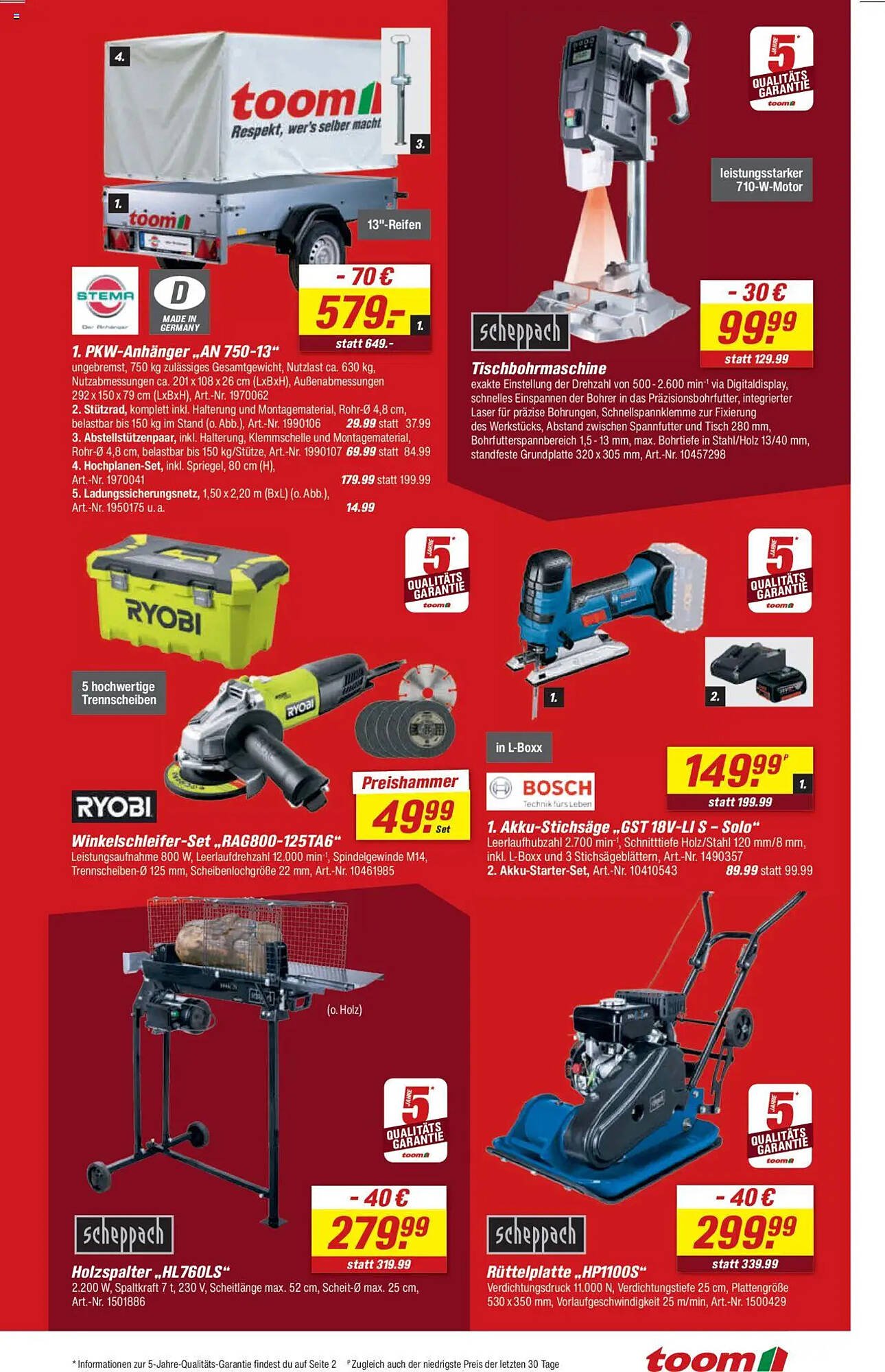 toom Baumarkt Prospekt (2025-08-30 - 2025-09-05) | 7