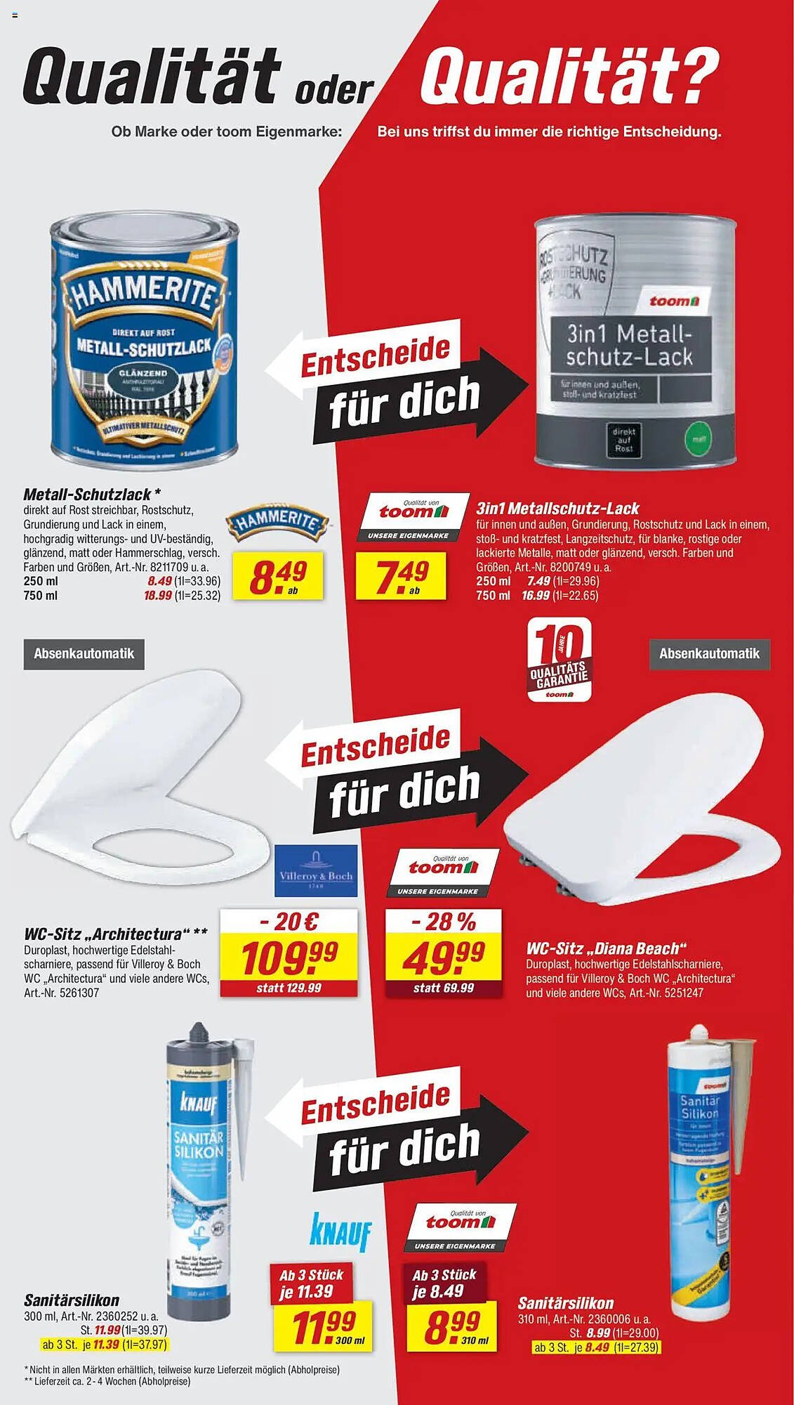 toom Baumarkt Prospekt (2025-07-26 - 2025-08-01) | 2
