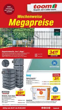 toom Baumarkt Prospekt (2025-07-26 - 2025-08-01)