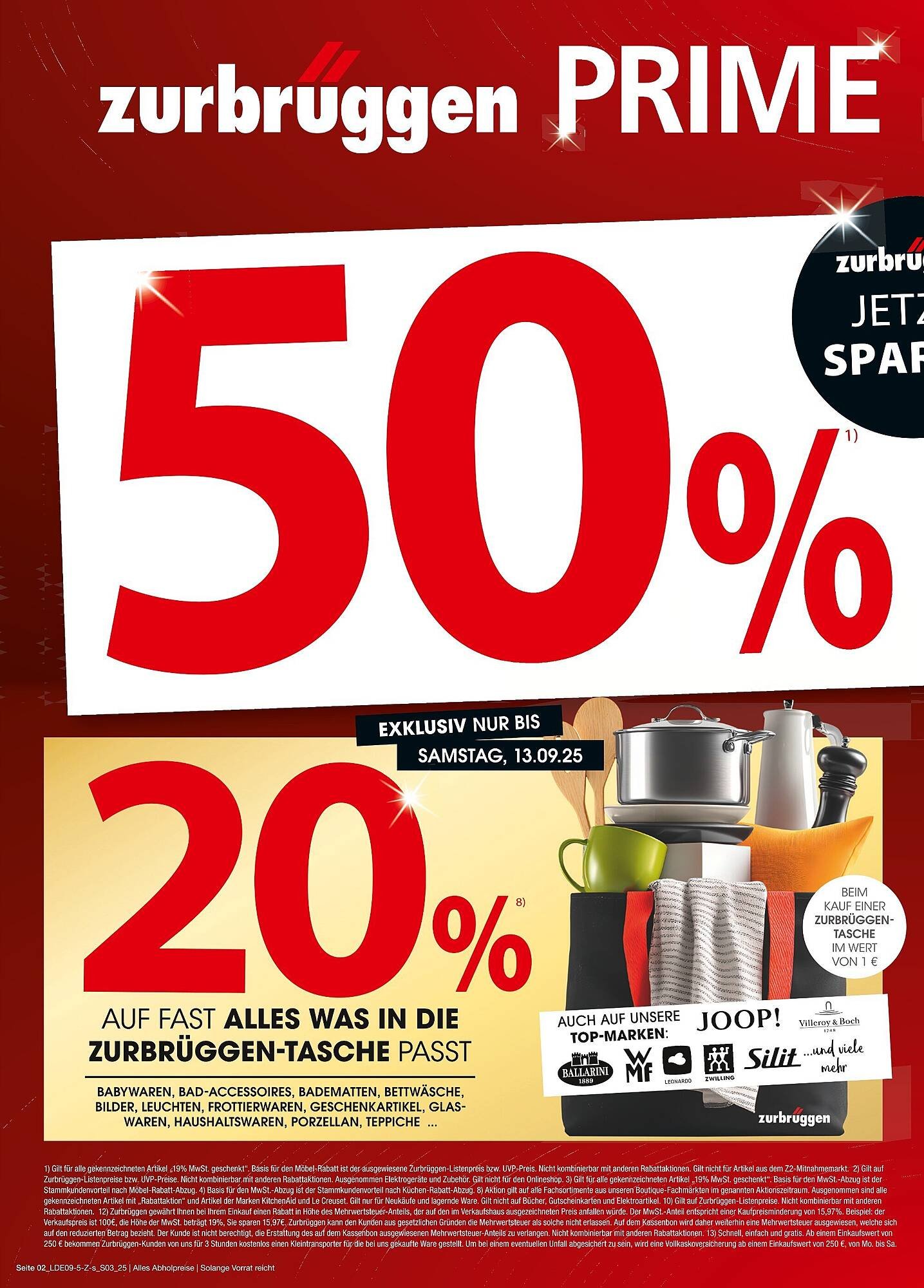Zurbrüggen Prospekt (2025-09-06 - 2025-09-20) | 2