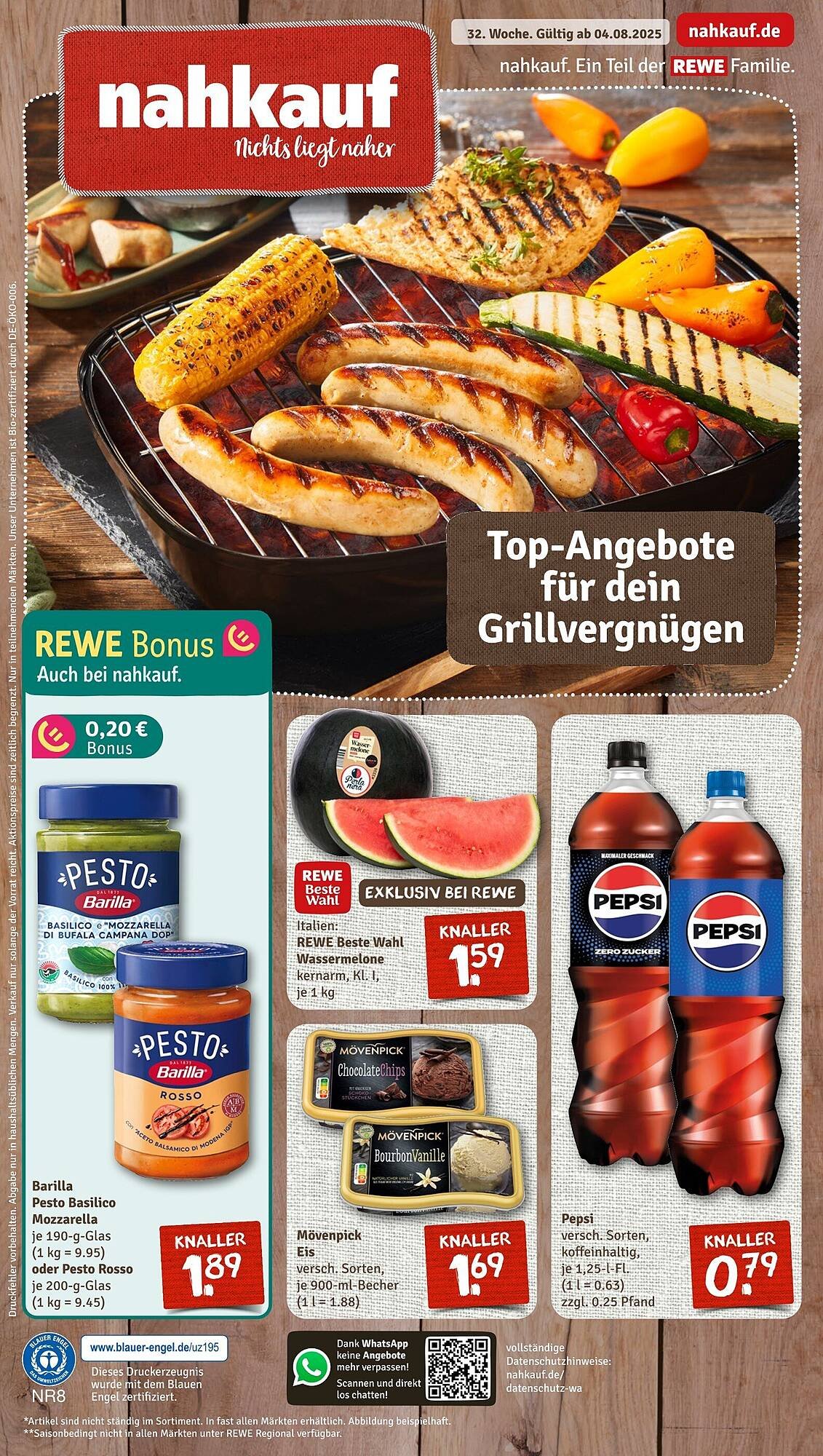 nahkauf Prospekt (2025-08-04 - 2025-08-09) | 1