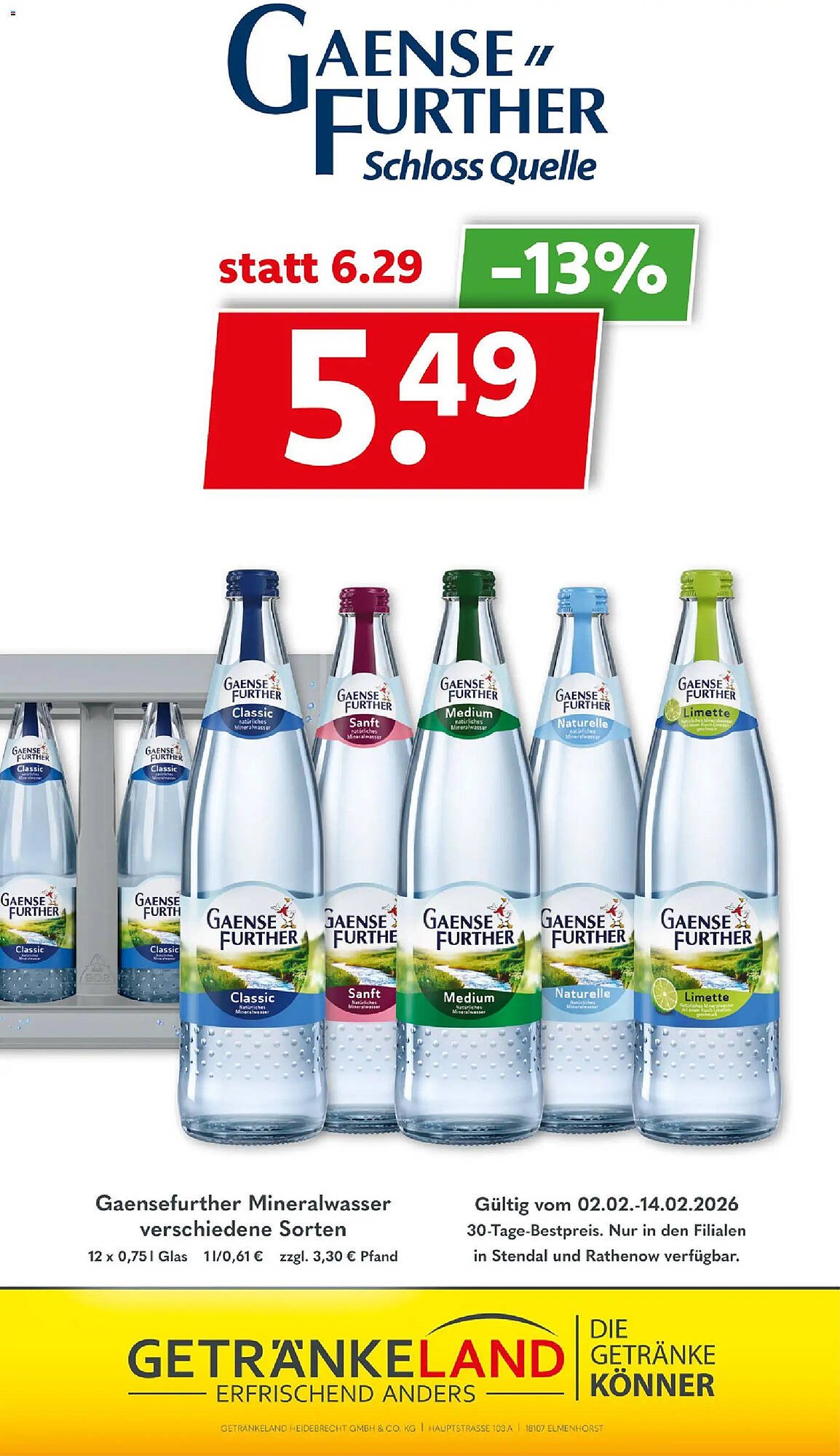 Getränkeland Prospekt (2026-02-02 - 2026-02-14)