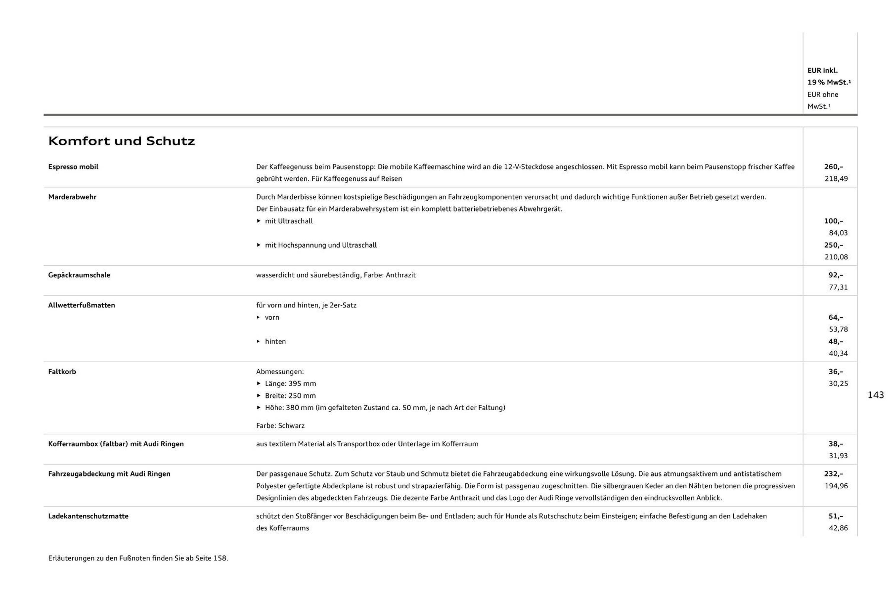 Audi Prospekt (2025-07-27 - 2026-07-27) | 143