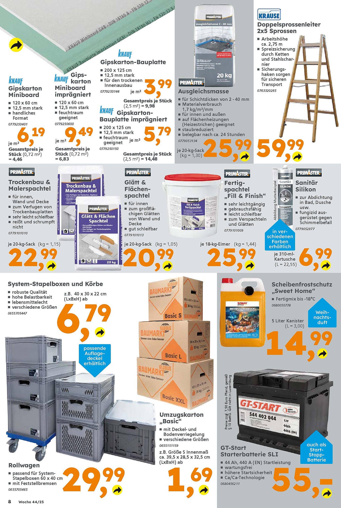 Globus Baumarkt Prospekt (2025-10-26 - 2025-11-01)