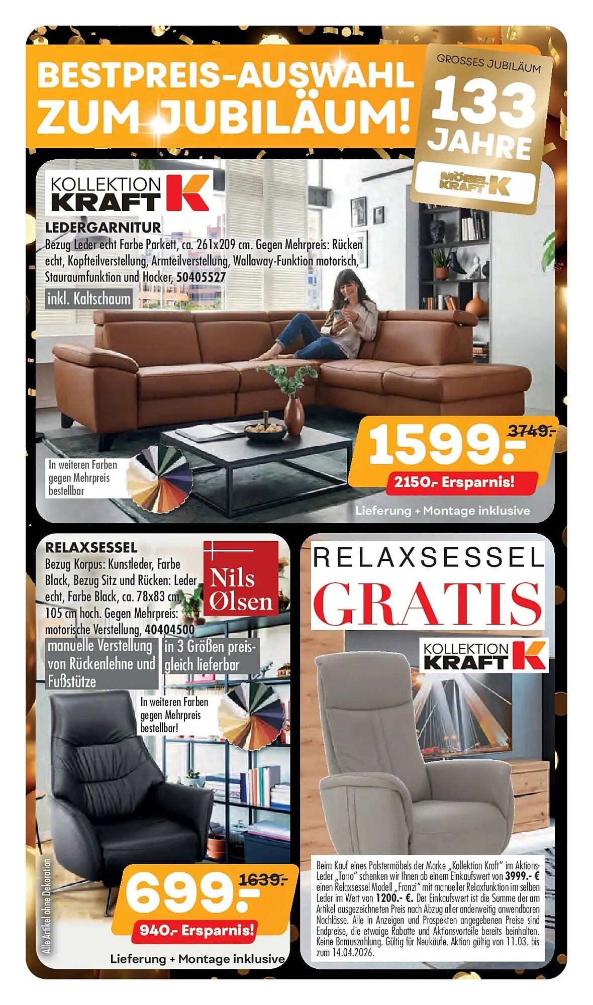 Möbel Kraft Prospekt (2026-03-10 - 2026-04-14)