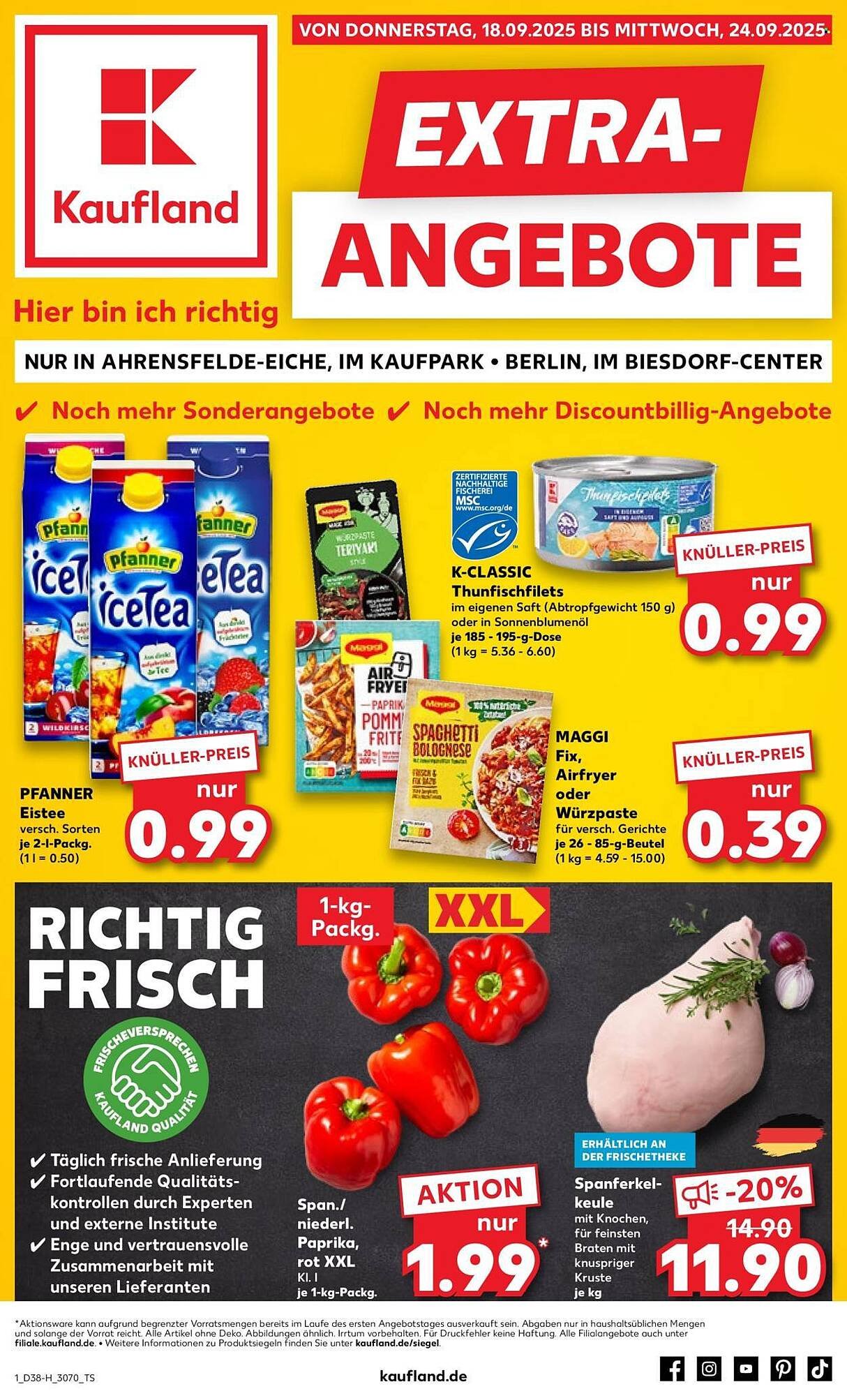 Kaufland Prospekt (2025-09-18 - 2025-09-24) | 1